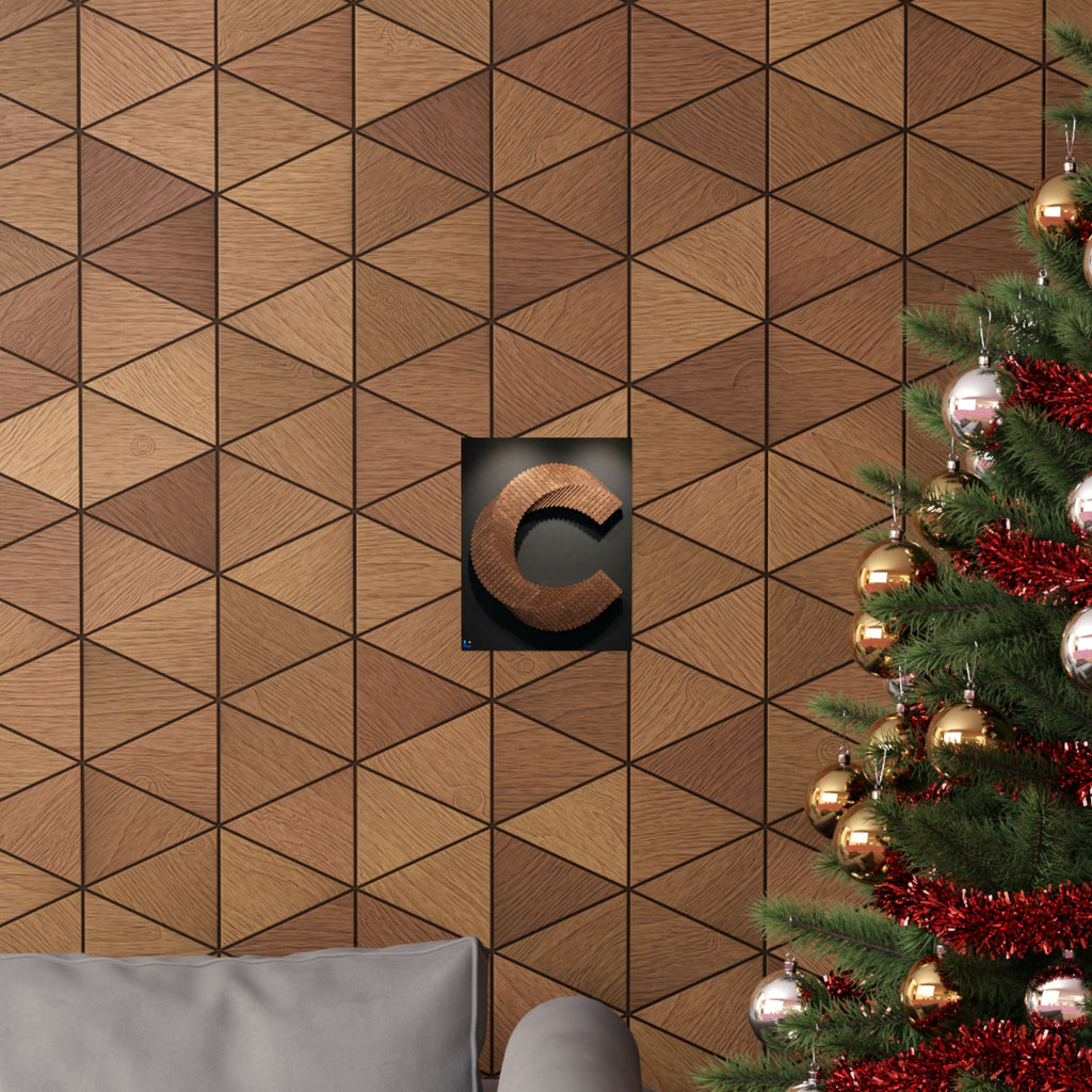 Canton Coin 'C' Poster – Matte Wall Art