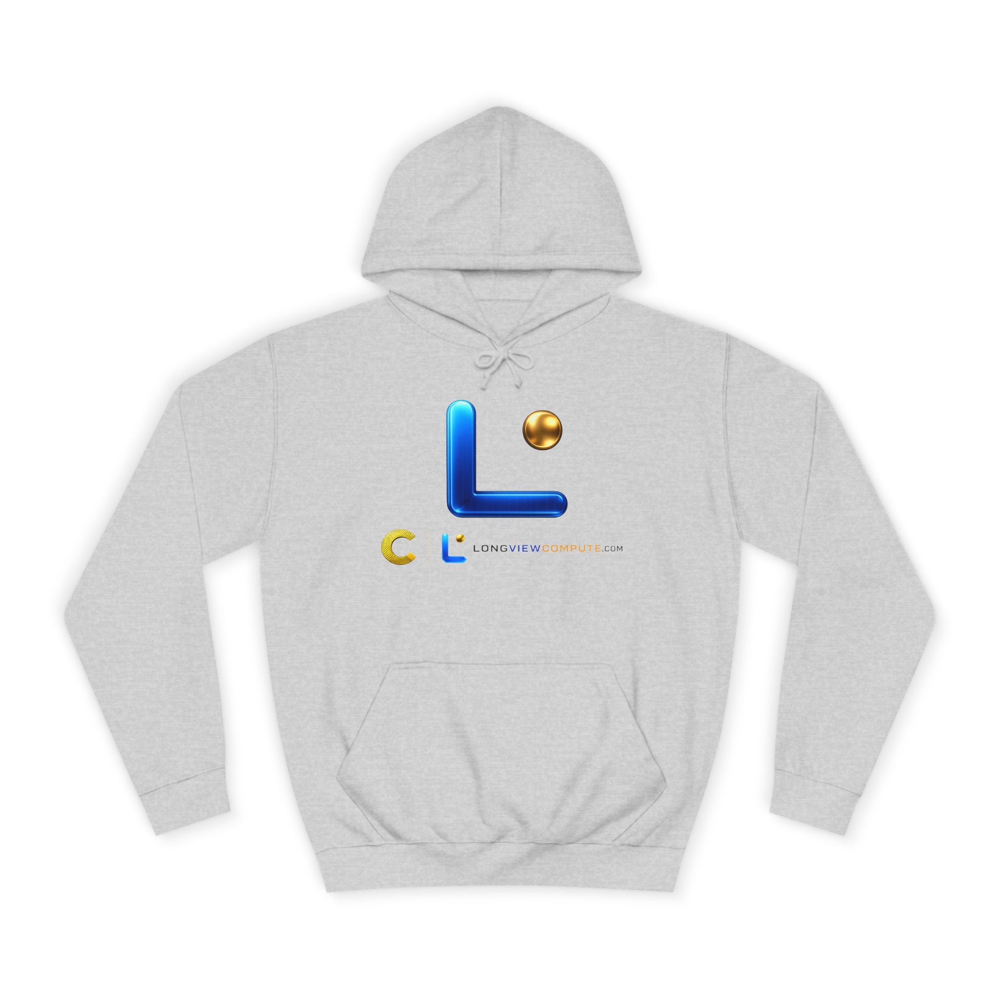 LongView Compute College Hoodie – Blue & Gold Campus Sweatshirt