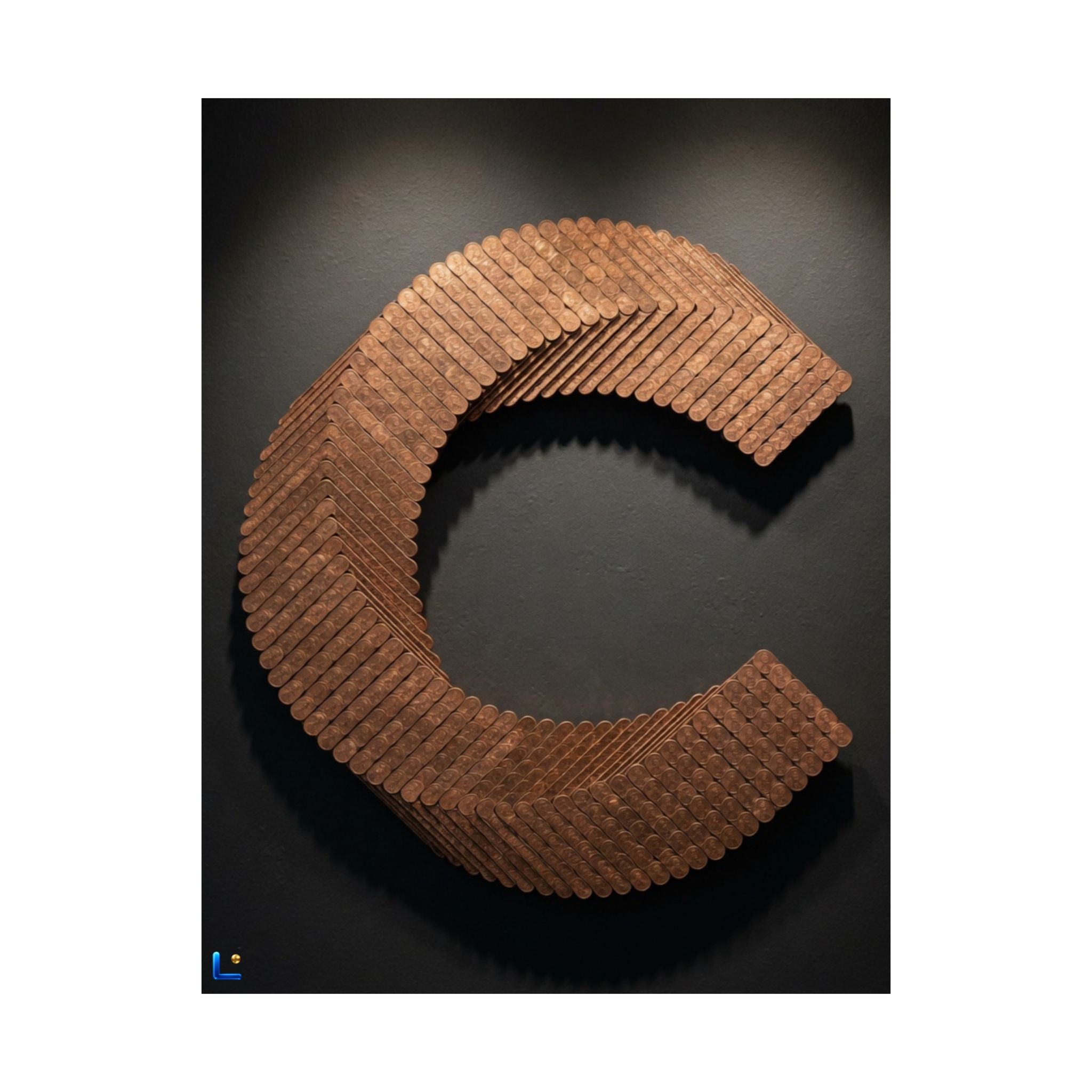 Canton Coin 'C' Poster – Matte Wall Art