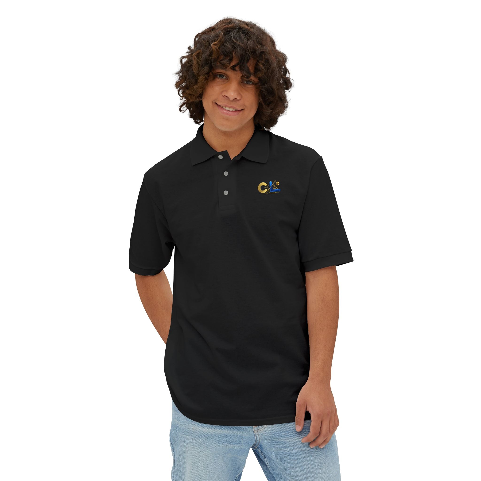 LongView Compute Piqué Polo – Embroidered C·L Golf Polo