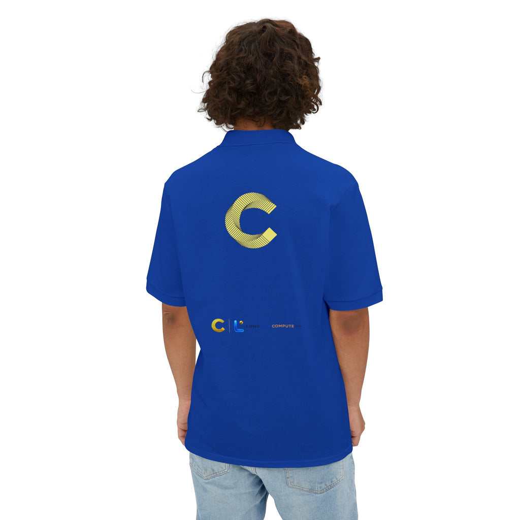LongView Compute Piqué Polo – Embroidered C·L Golf Polo
