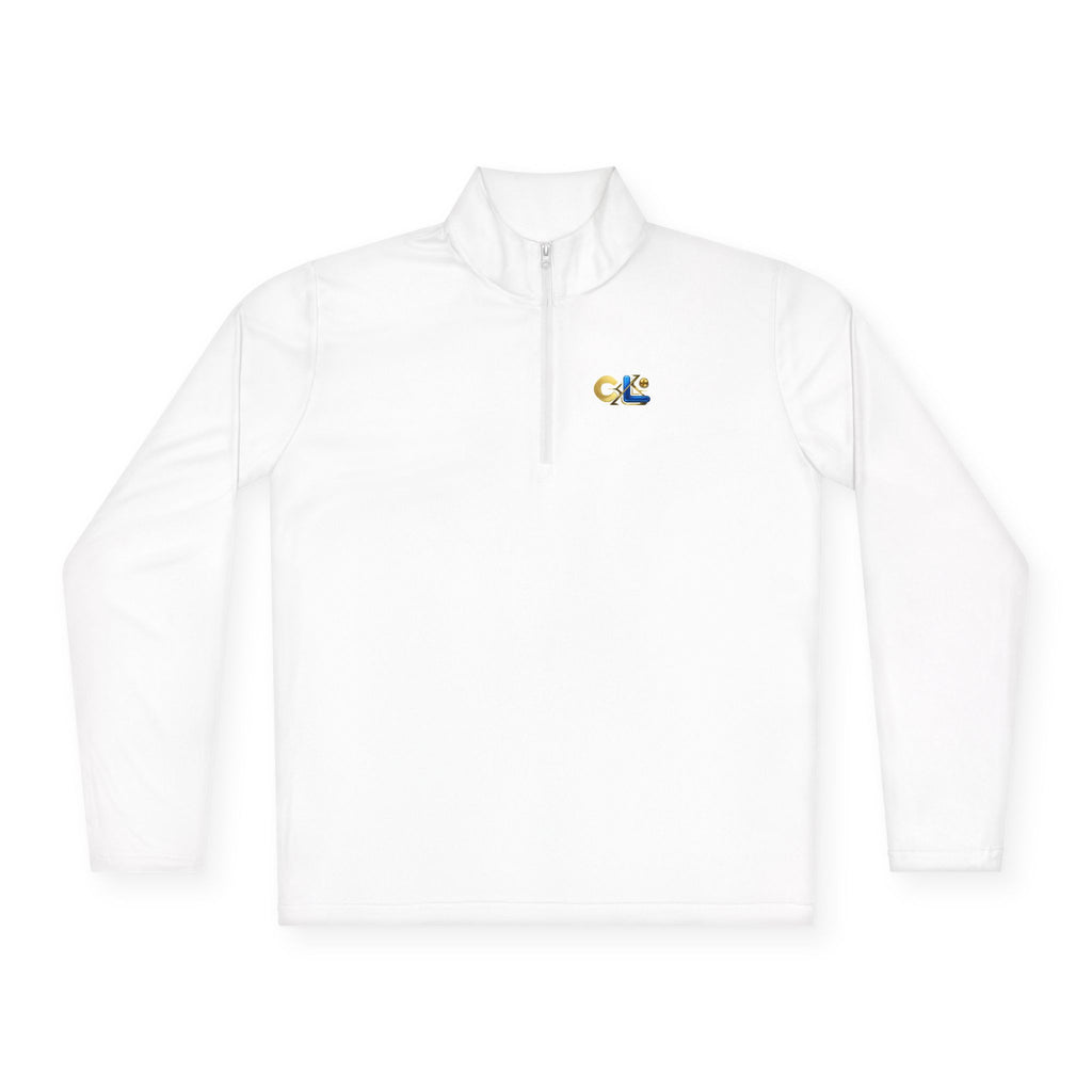 LongView Compute Quarter-Zip Pullover – Minimal Logo Athletic Top