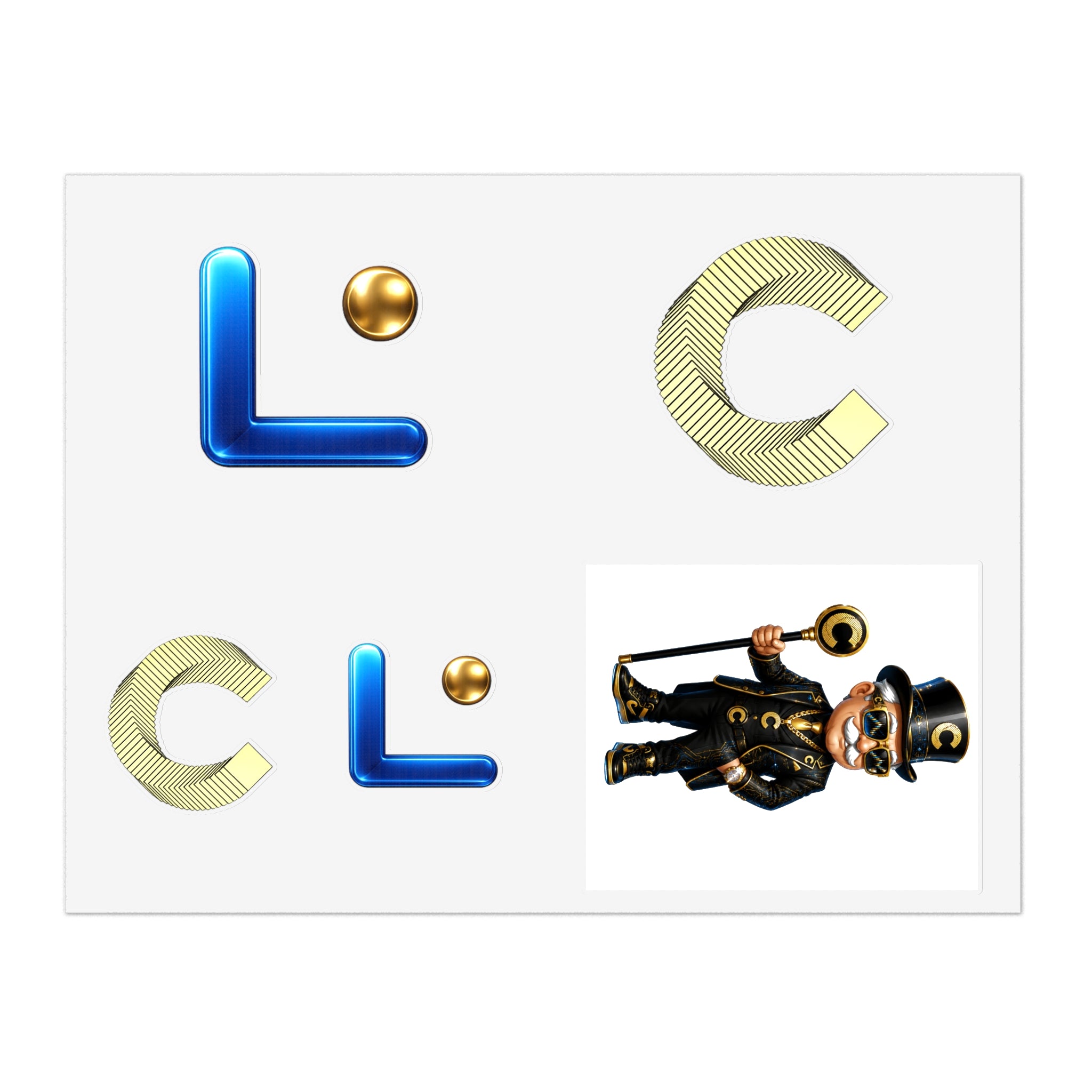 LongView Compute Sticker Pack – Canton Network Die-Cut Sticker Sheet