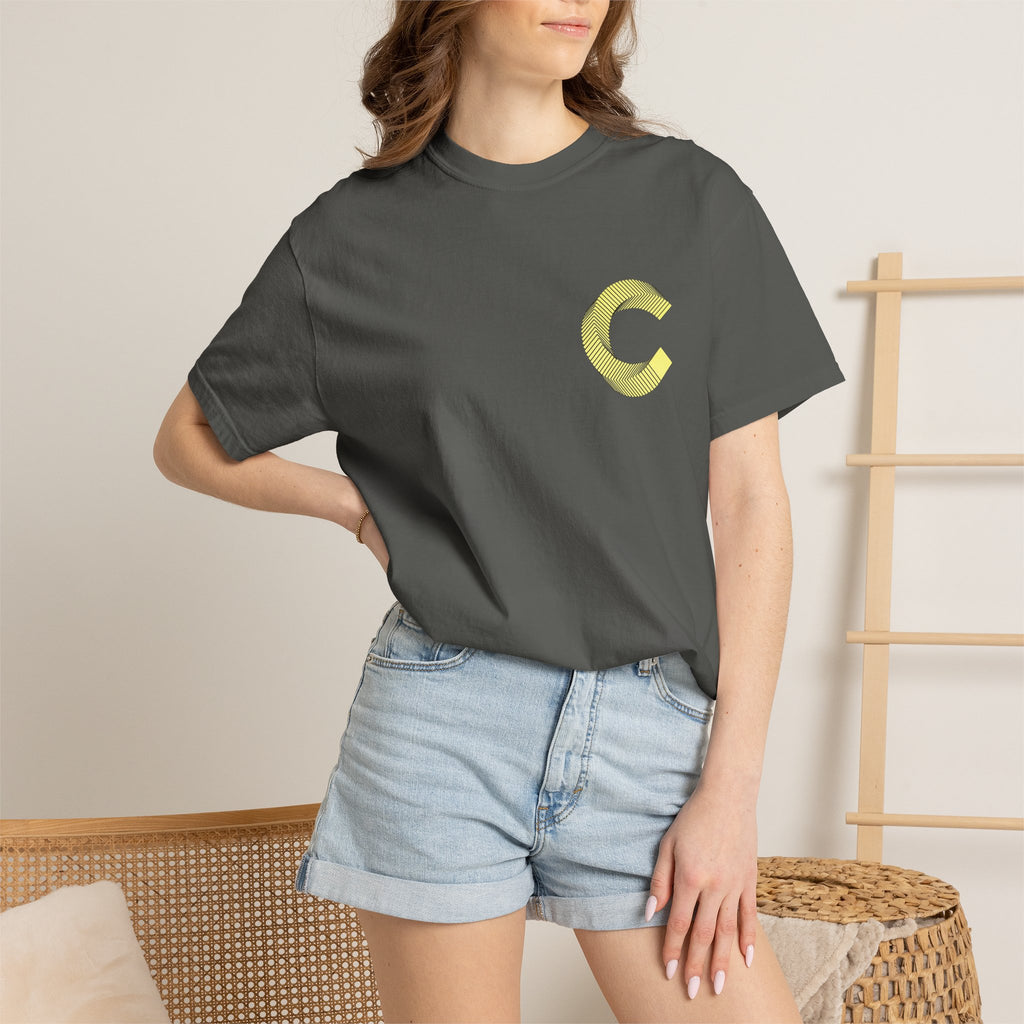 Uncle Canton Chest & Back Tee – Vintage Garment-Dyed T-Shirt