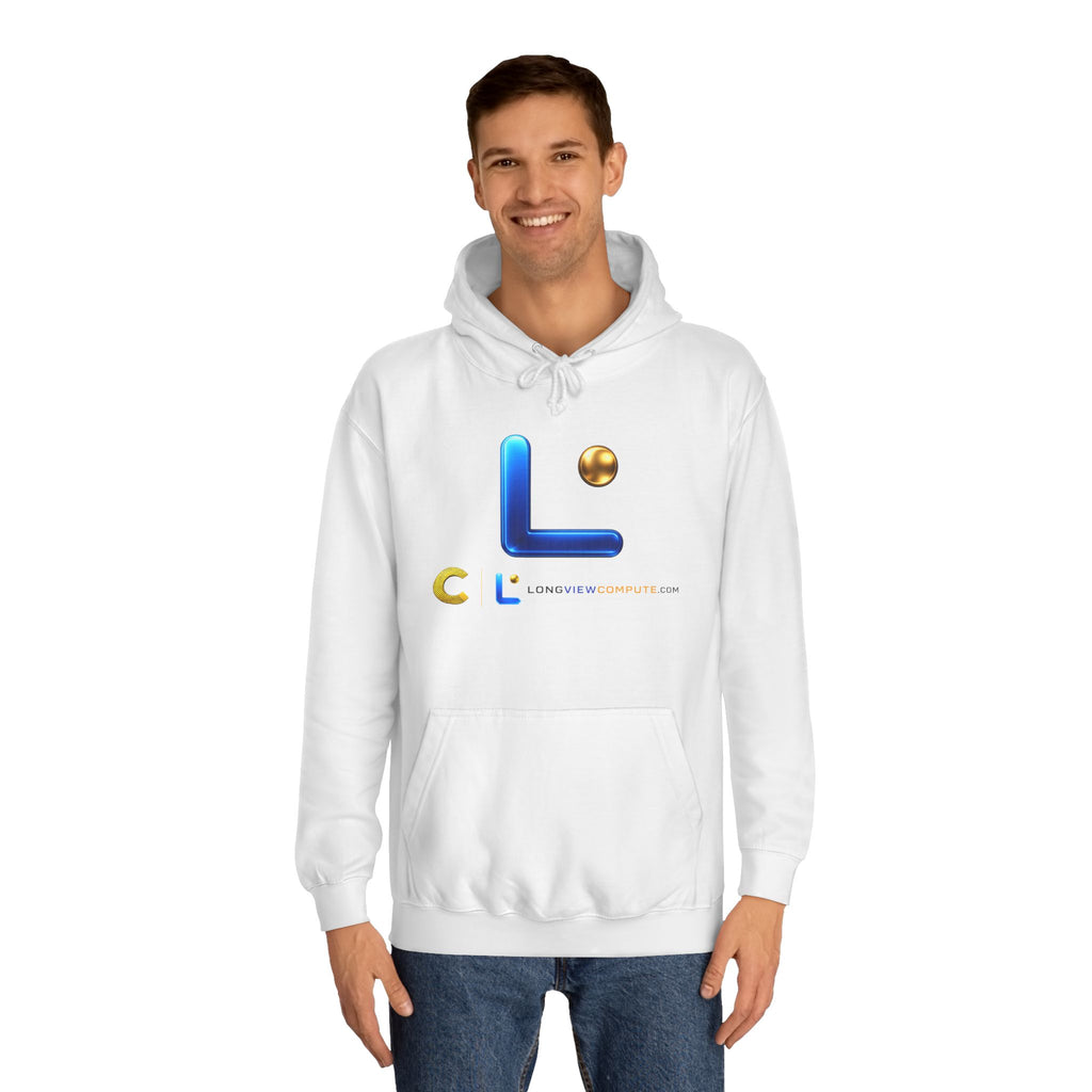 LongView Compute College Hoodie – Blue & Gold Campus Sweatshirt