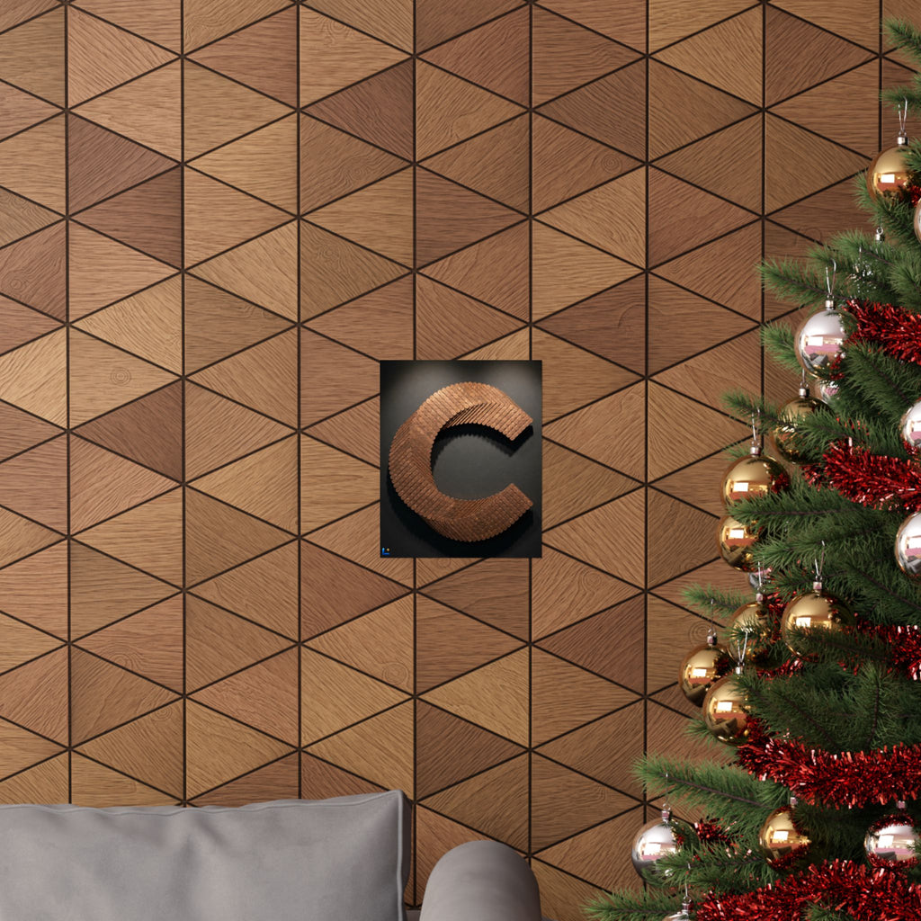 Canton Coin 'C' Poster – Matte Wall Art
