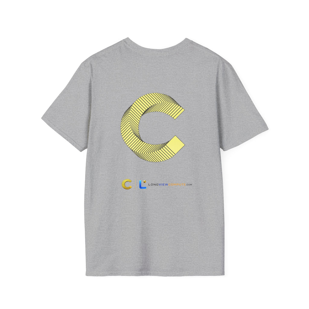 LongView Compute Minimalist Tee – Small 'L' Emblem