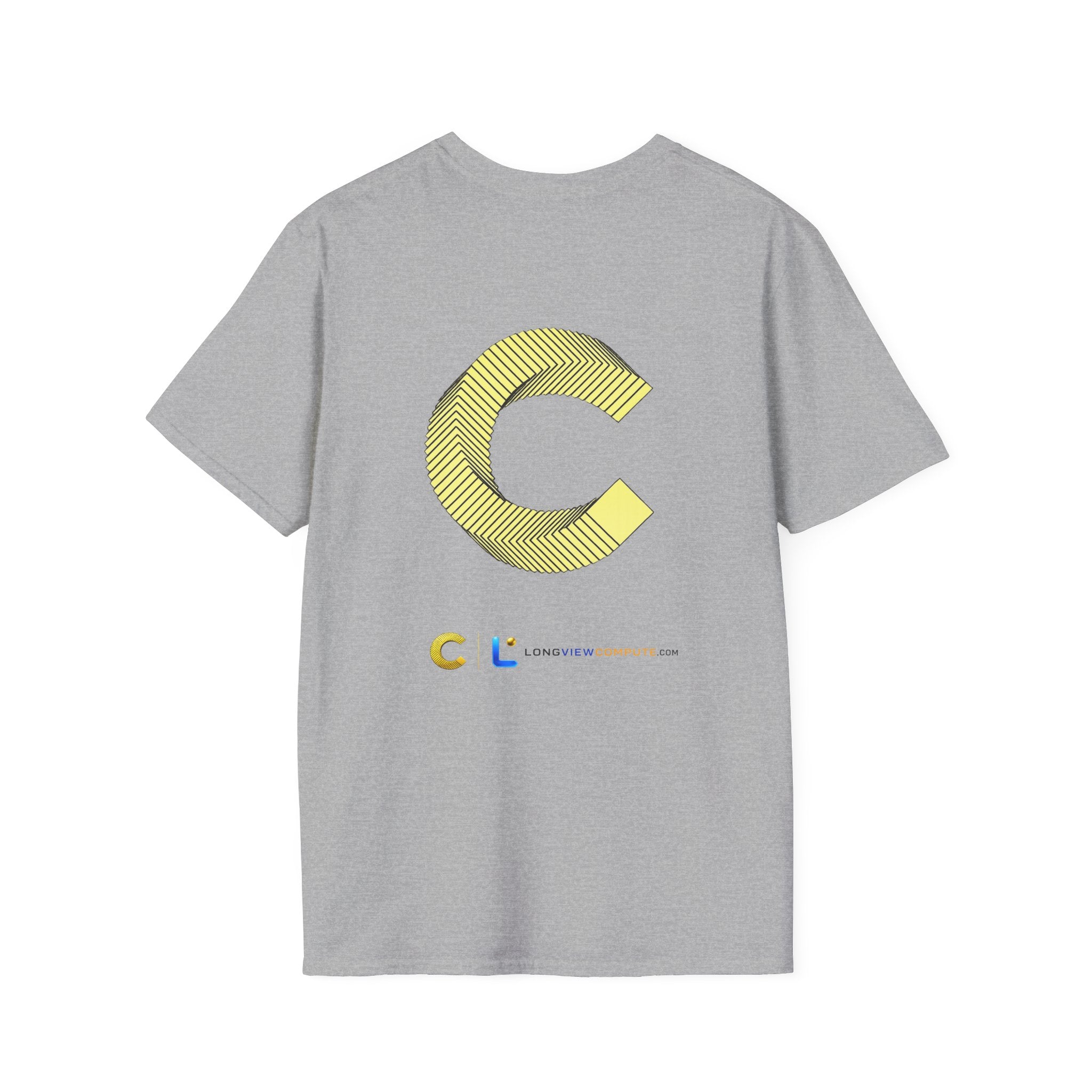 LongView Compute Minimalist Tee – Small 'L' Emblem