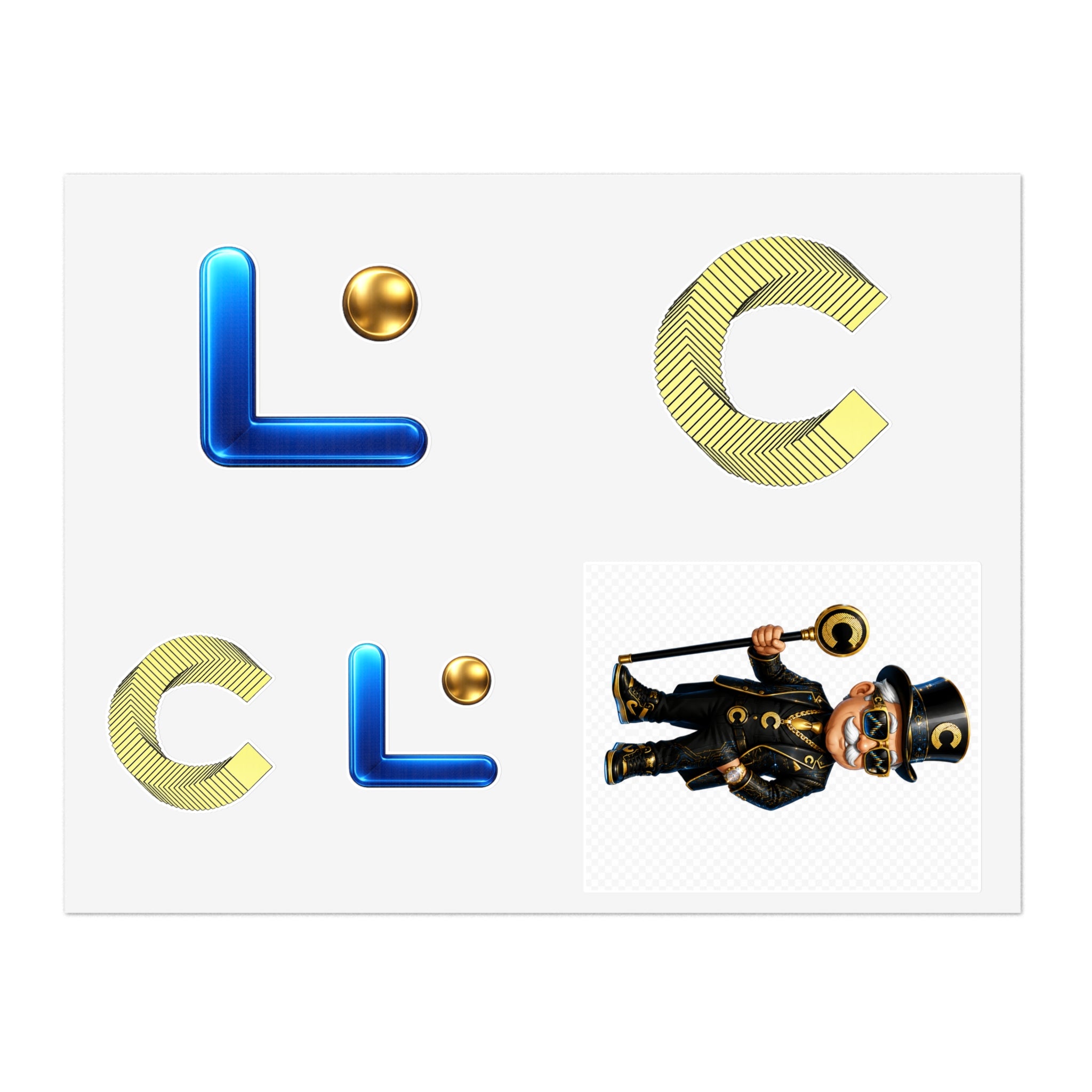LongView Compute Sticker Pack – Canton Network Die-Cut Sticker Sheet