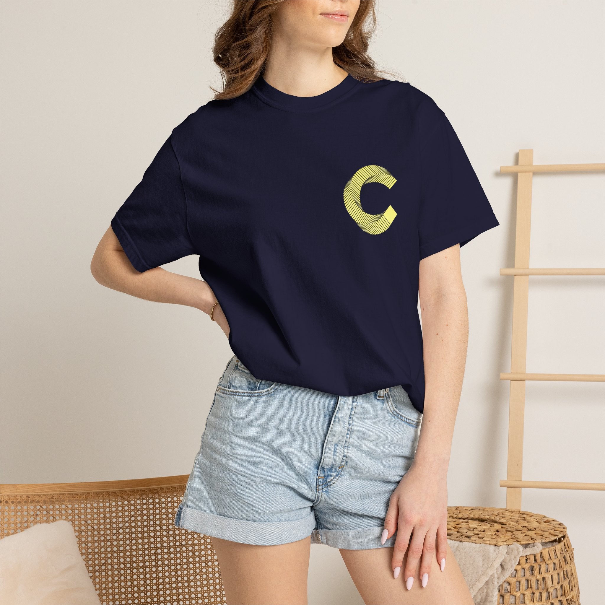 Uncle Canton Chest & Back Tee – Vintage Garment-Dyed T-Shirt