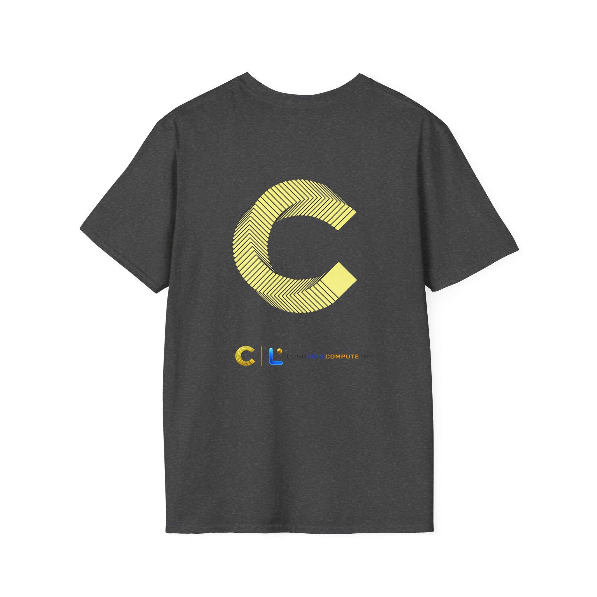 LongView Compute Minimalist Tee – Small 'L' Emblem