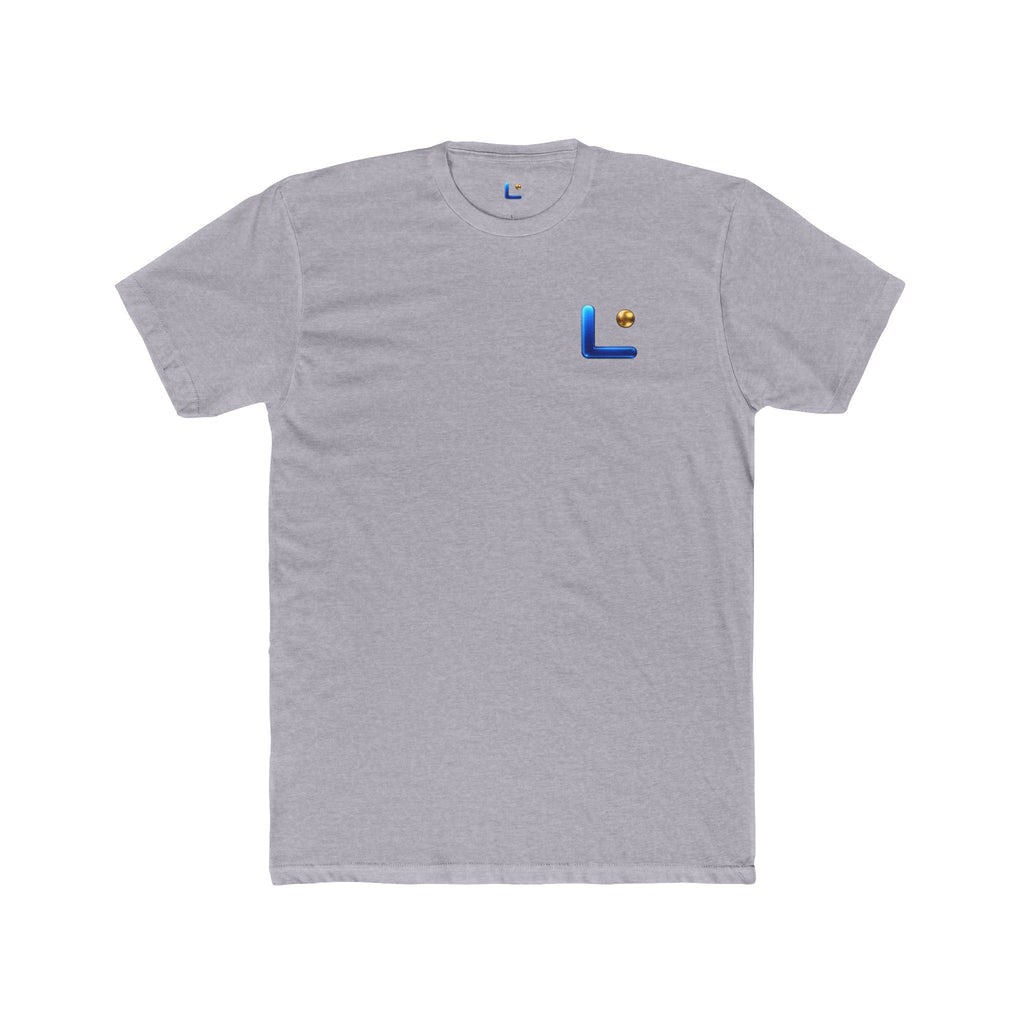 LongView Compute Logo Tee – Blue & Gold 'L' Crew Shirt