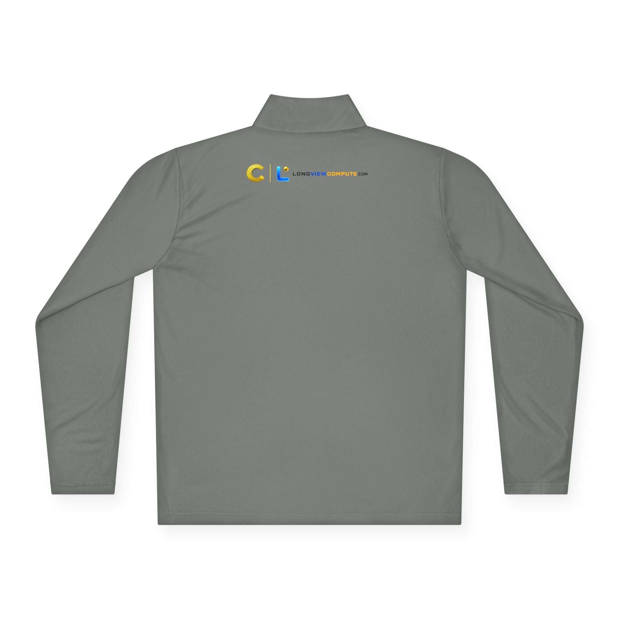 LongView Compute Quarter-Zip Pullover – Minimal Logo Athletic Top