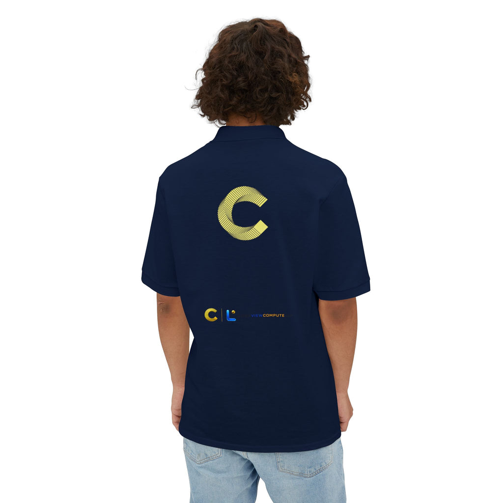 LongView Compute Piqué Polo – Embroidered C·L Golf Polo