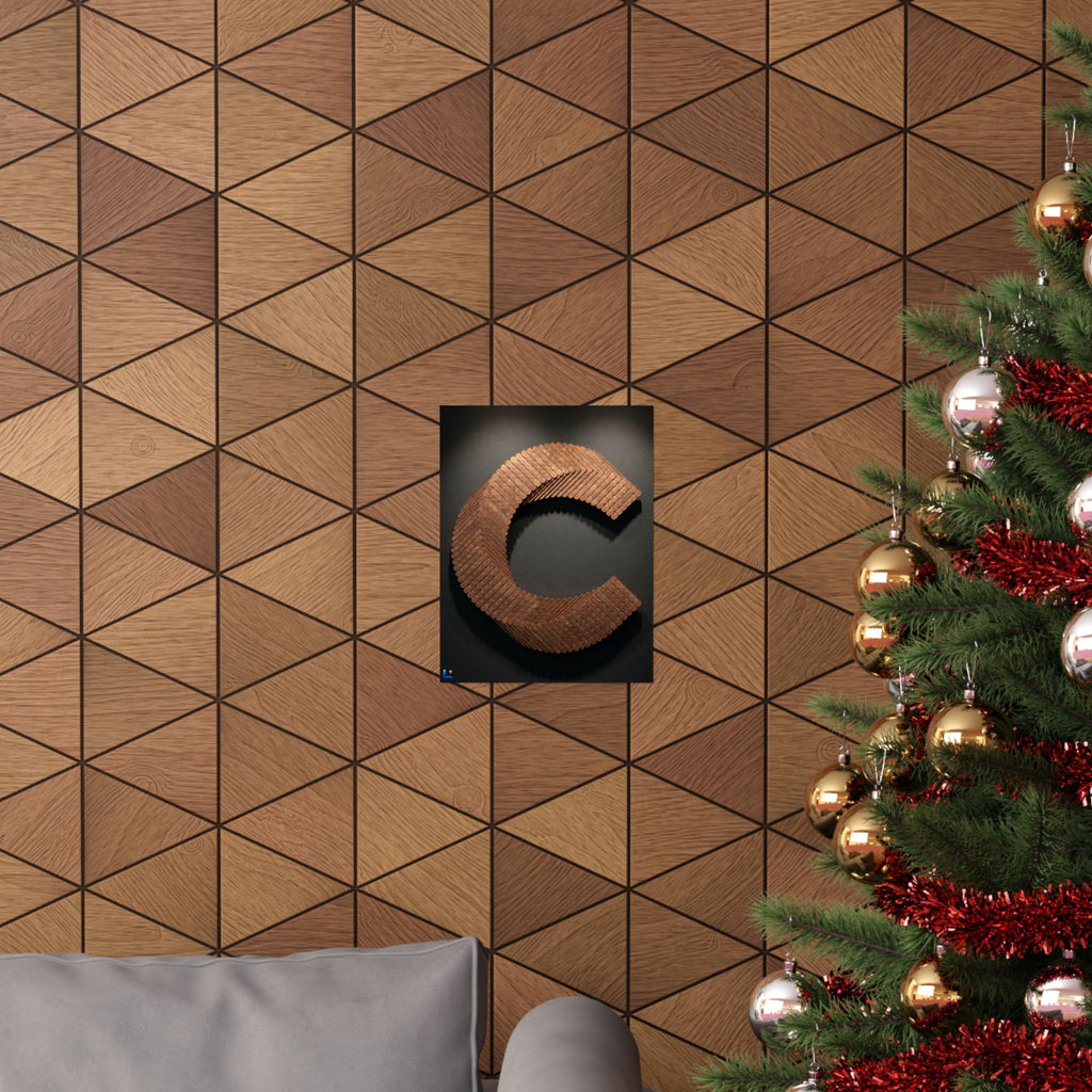 Canton Coin 'C' Poster – Matte Wall Art