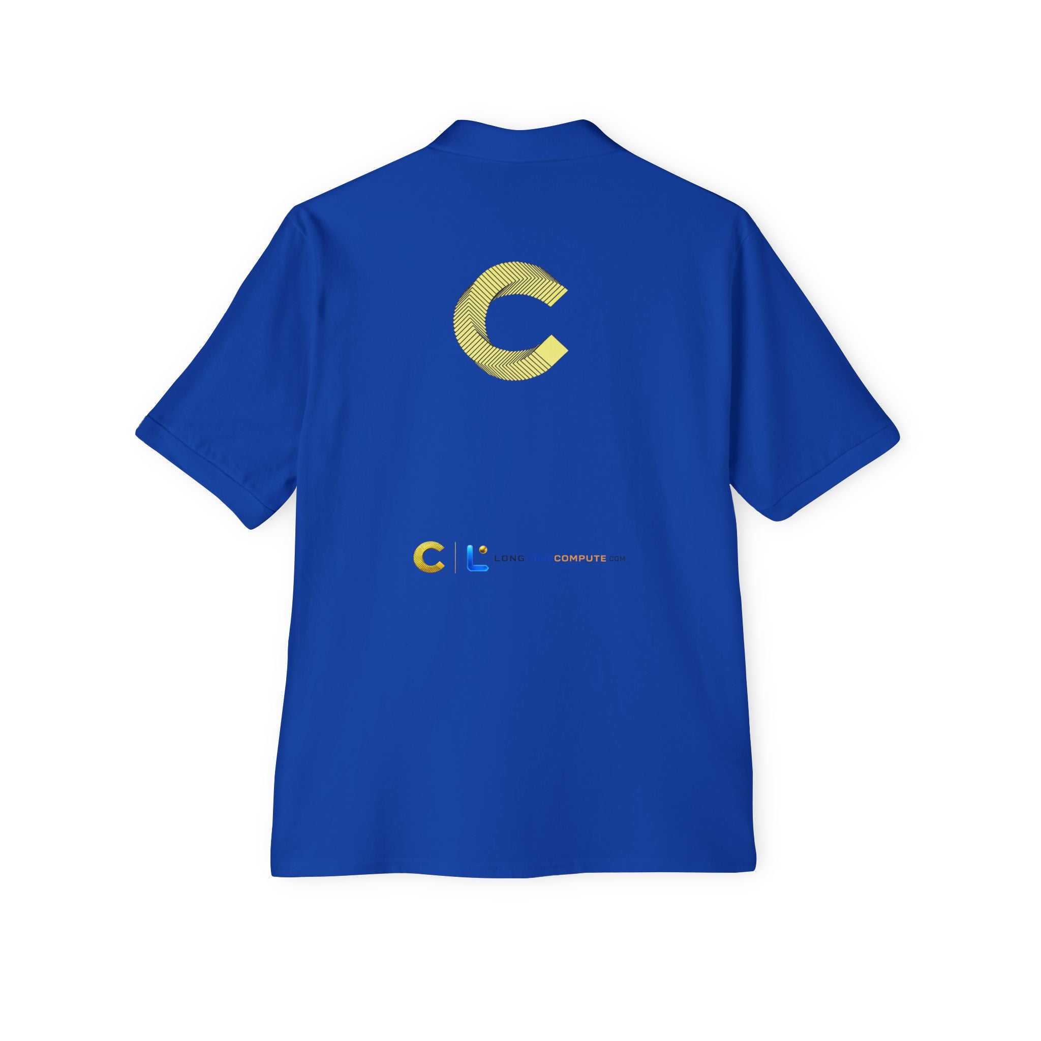LongView Compute Piqué Polo – Embroidered C·L Golf Polo