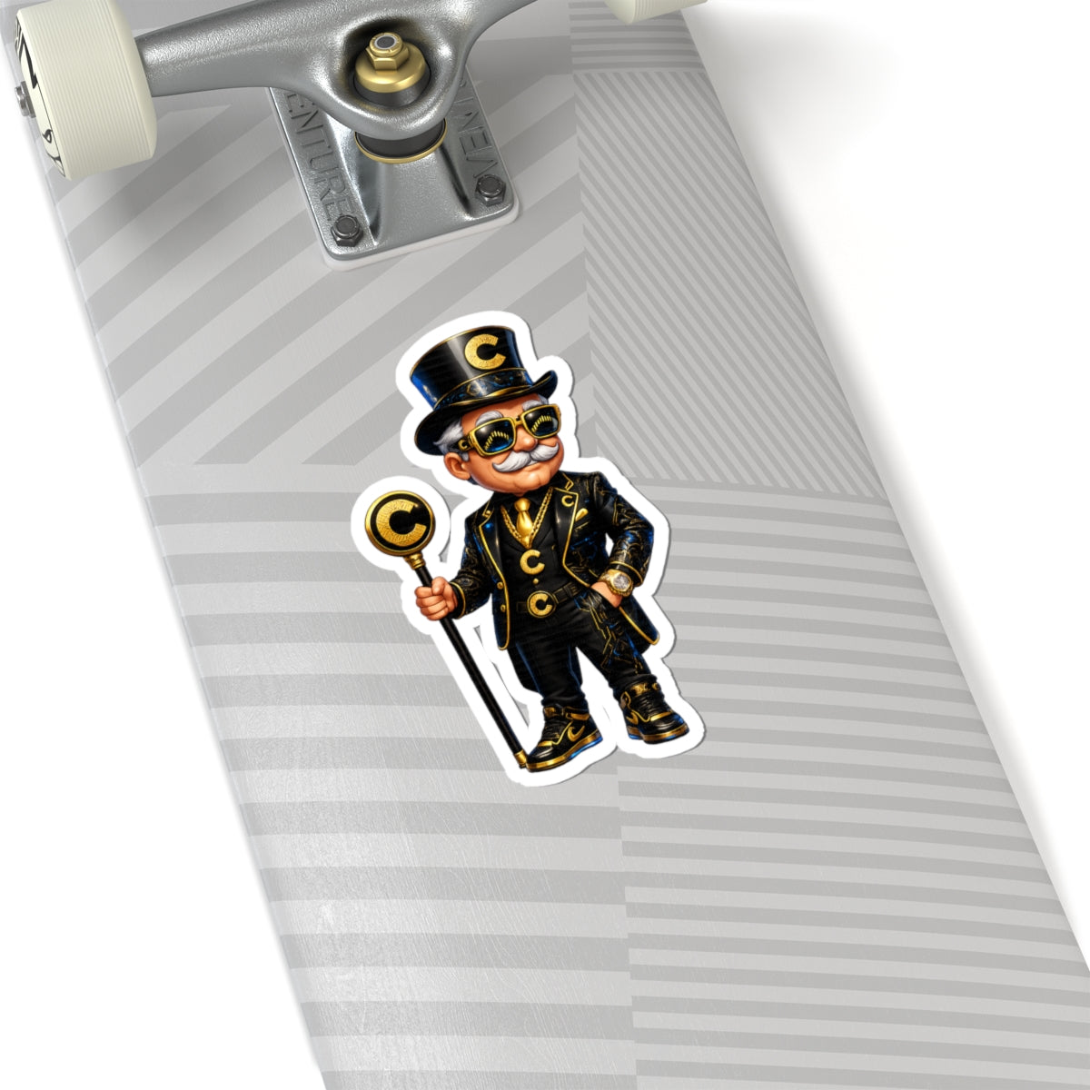Uncle Canton Mascot Sticker – LongView Compute Die-Cut Vinyl