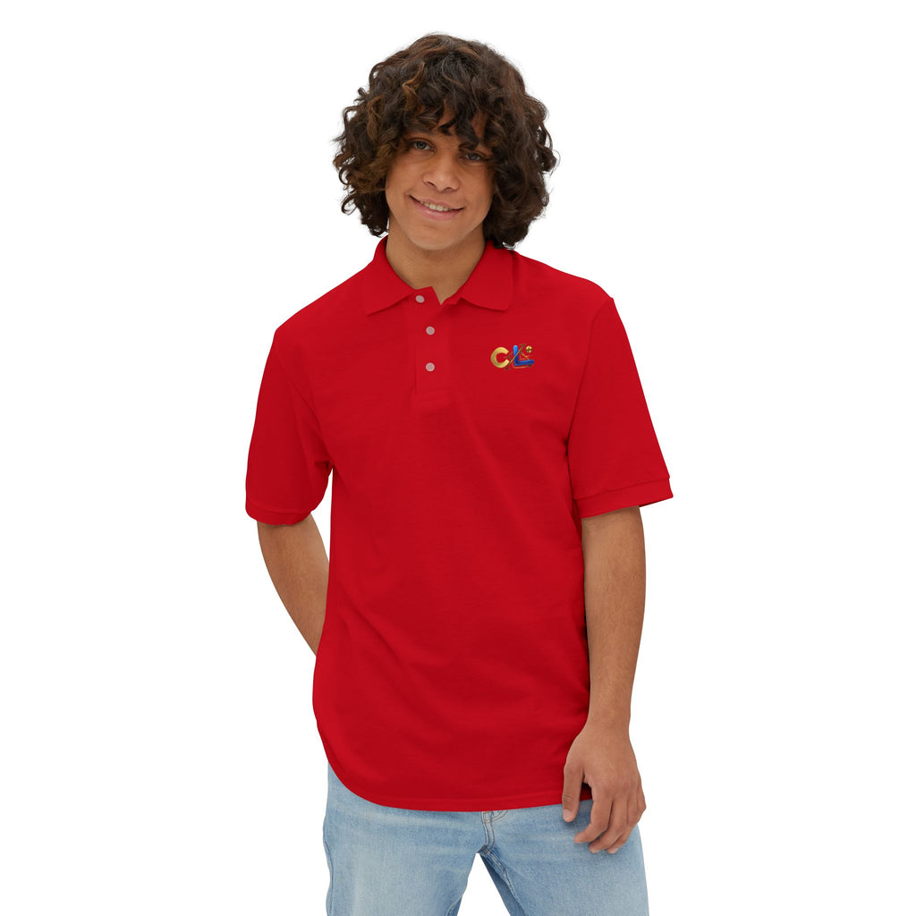 LongView Compute Piqué Polo – Embroidered C·L Golf Polo