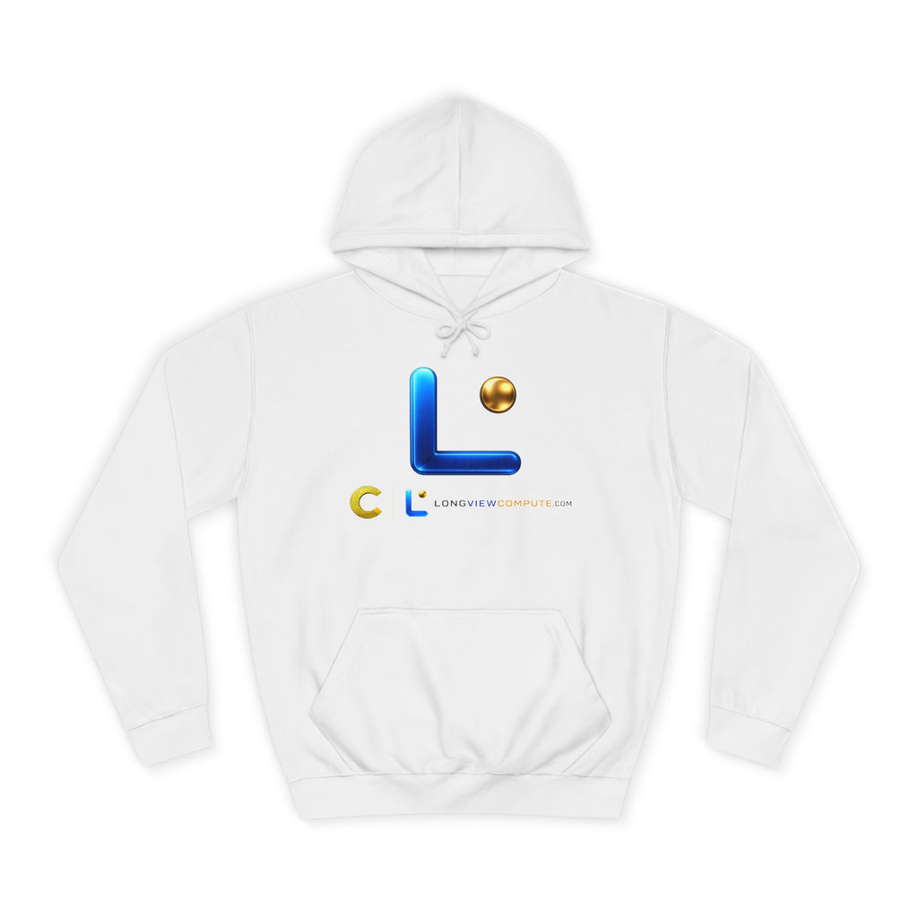LongView Compute College Hoodie – Blue & Gold Campus Sweatshirt