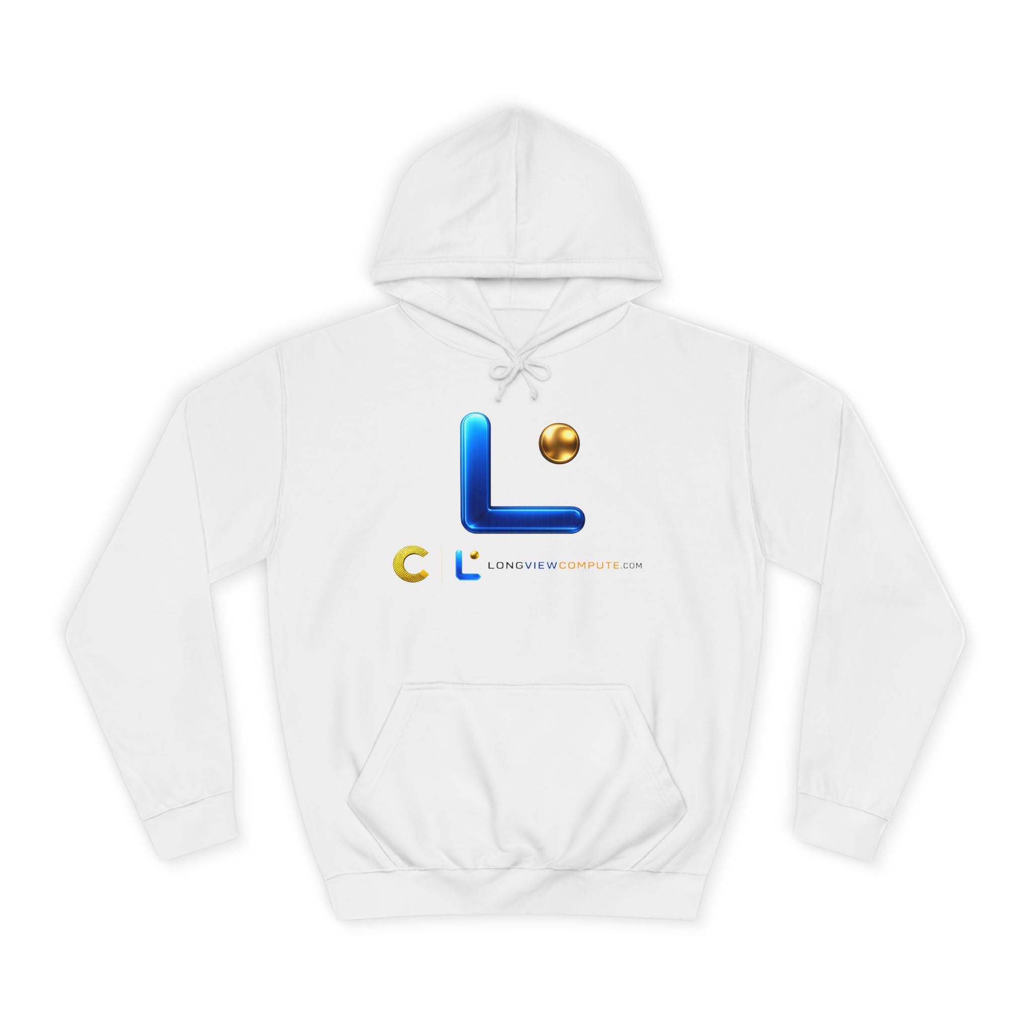 LongView Compute College Hoodie – Blue & Gold Campus Sweatshirt