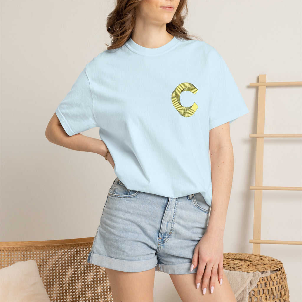Uncle Canton Chest & Back Tee – Vintage Garment-Dyed T-Shirt