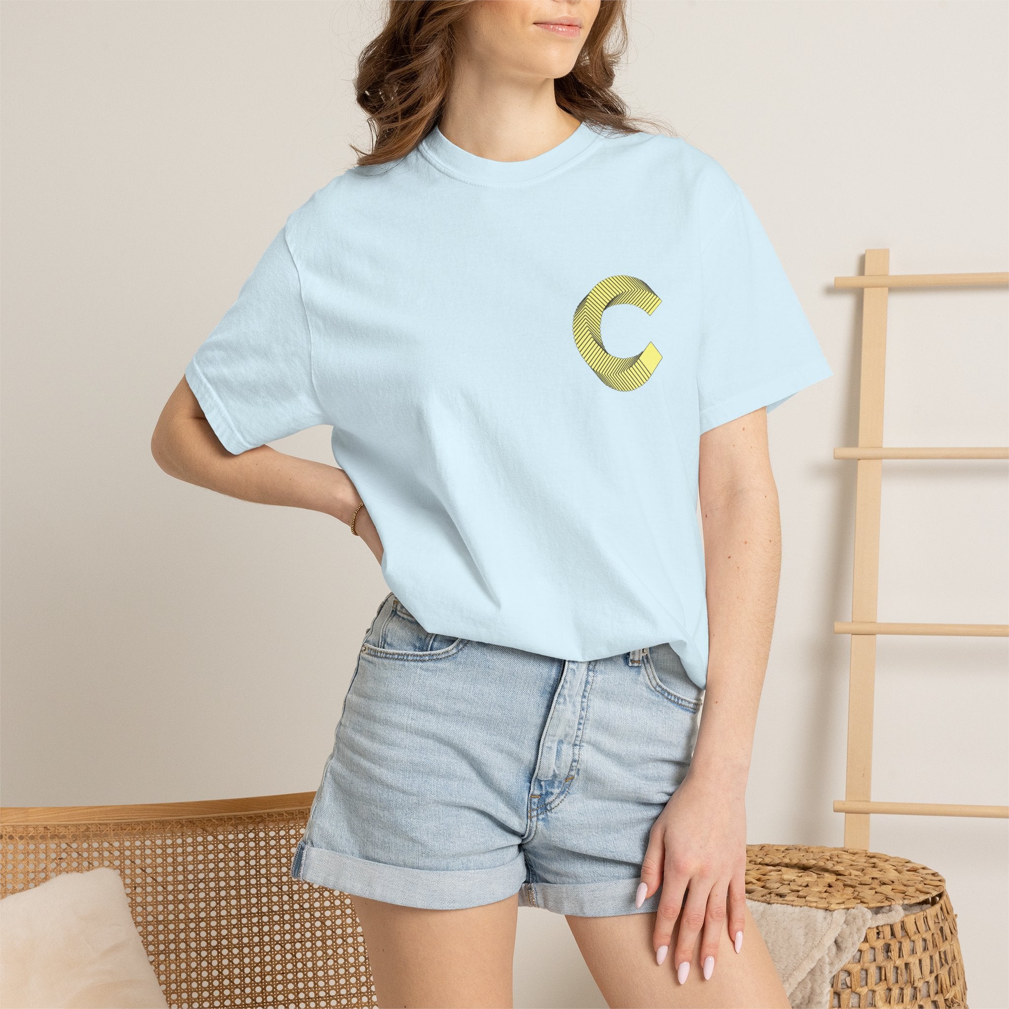 Uncle Canton Chest & Back Tee – Vintage Garment-Dyed T-Shirt