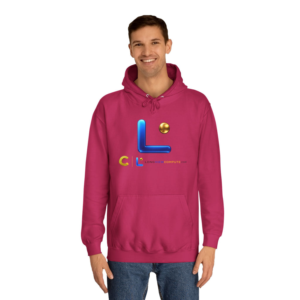 LongView Compute College Hoodie – Blue & Gold Campus Sweatshirt