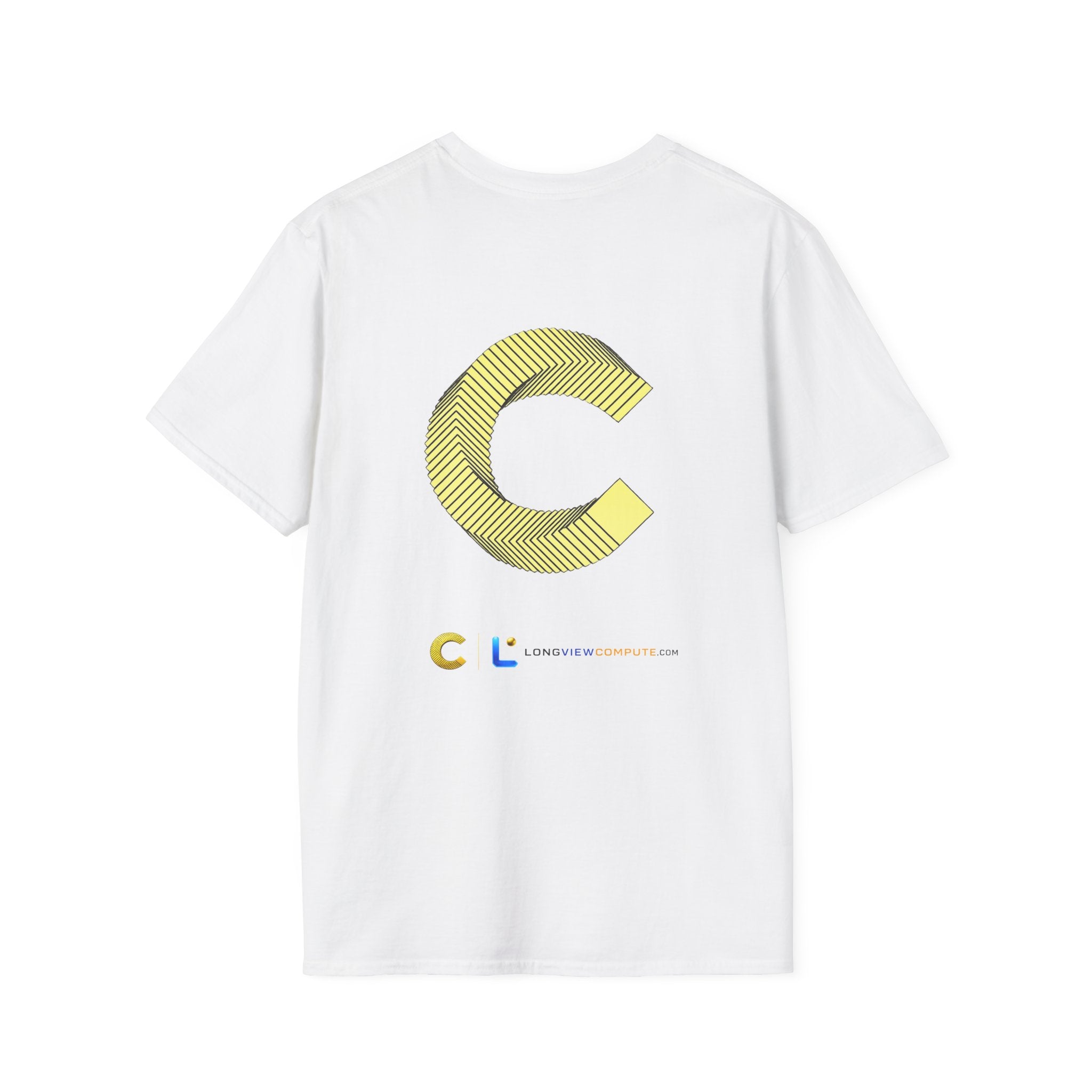 LongView Compute Minimalist Tee – Small 'L' Emblem