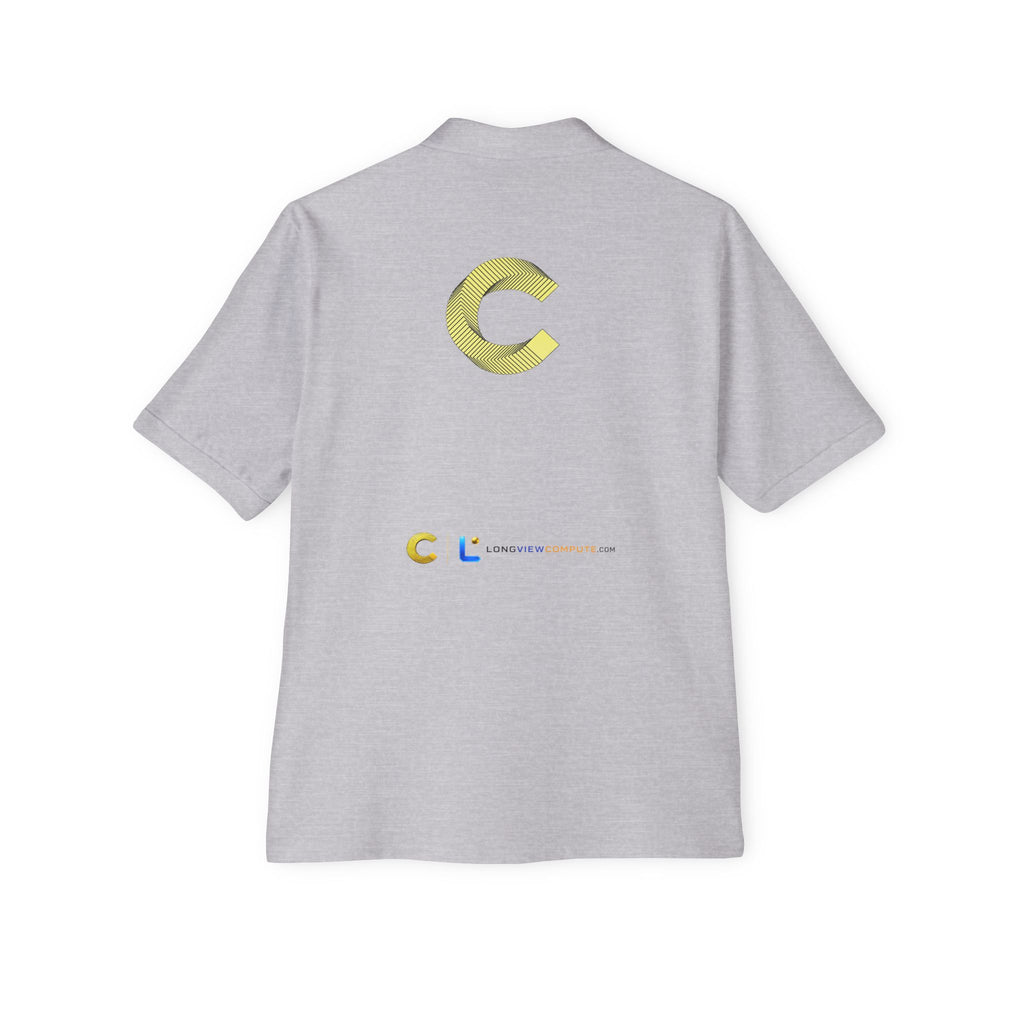 LongView Compute Piqué Polo – Embroidered C·L Golf Polo