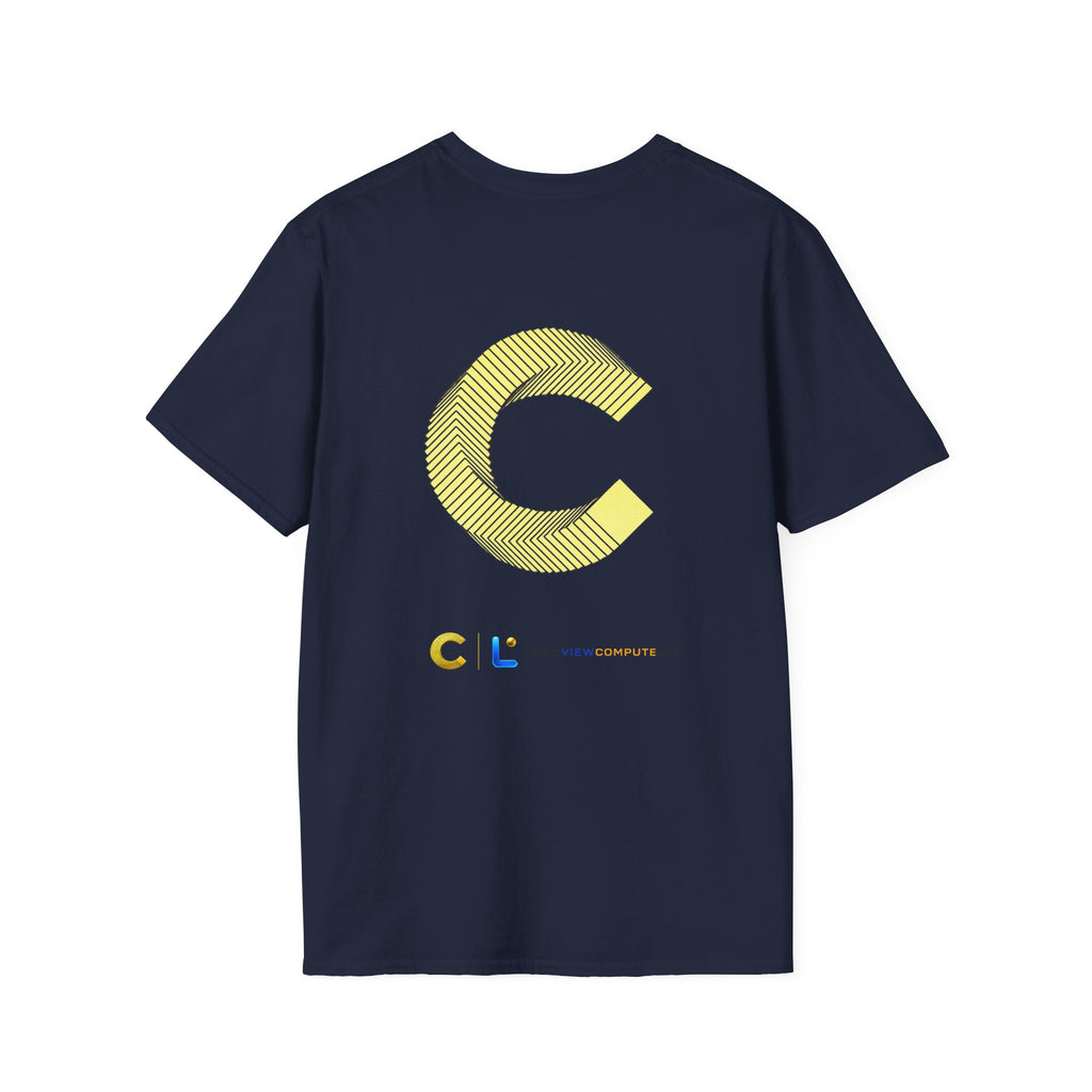 LongView Compute Minimalist Tee – Small 'L' Emblem