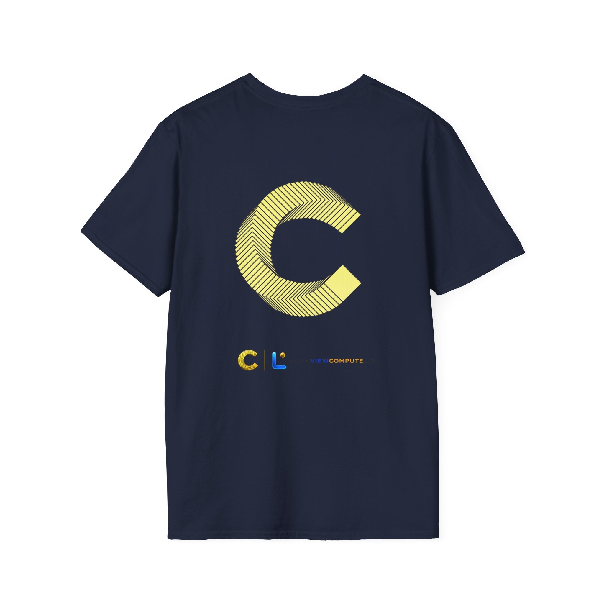 LongView Compute Minimalist Tee – Small 'L' Emblem