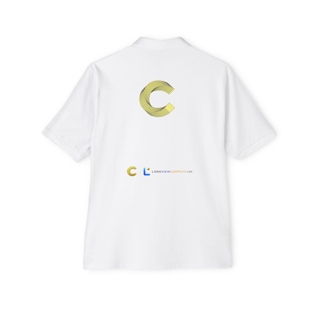 LongView Compute Piqué Polo – Embroidered C·L Golf Polo