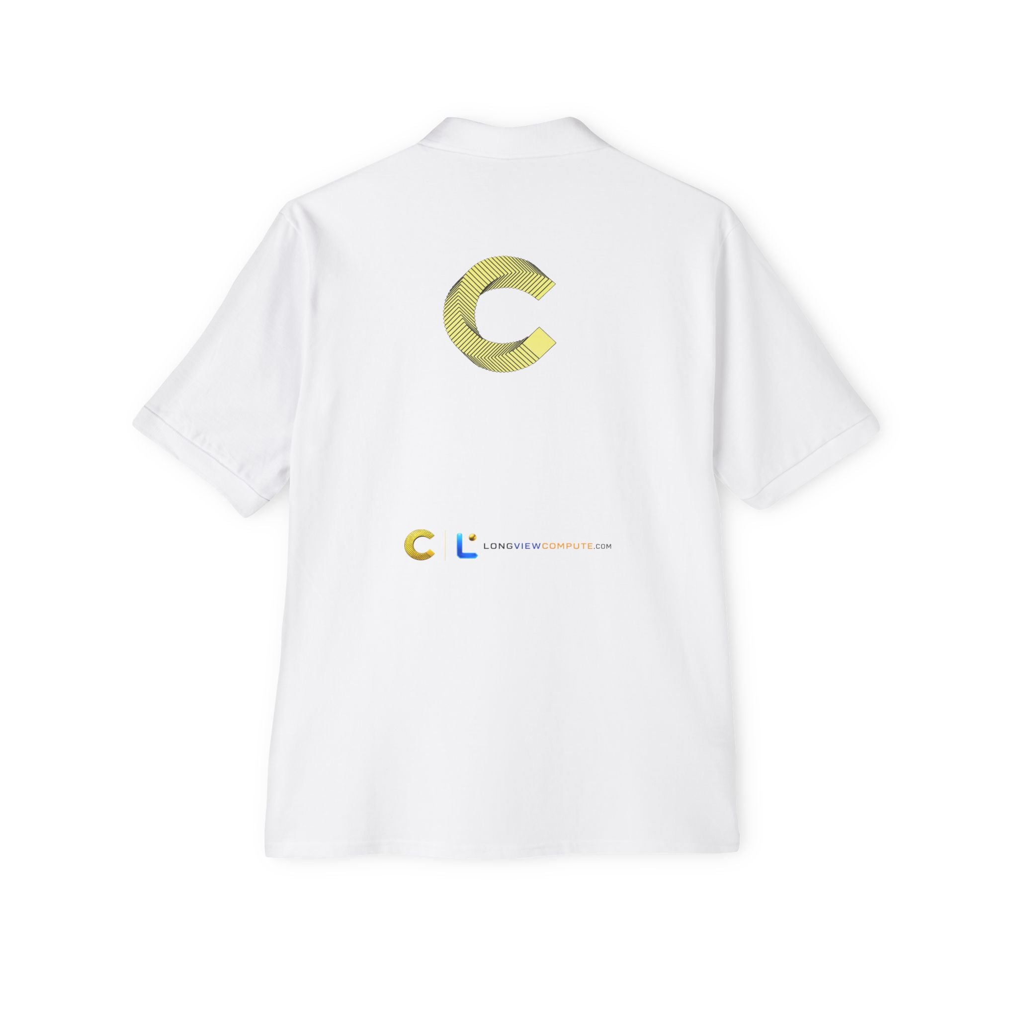 LongView Compute Piqué Polo – Embroidered C·L Golf Polo