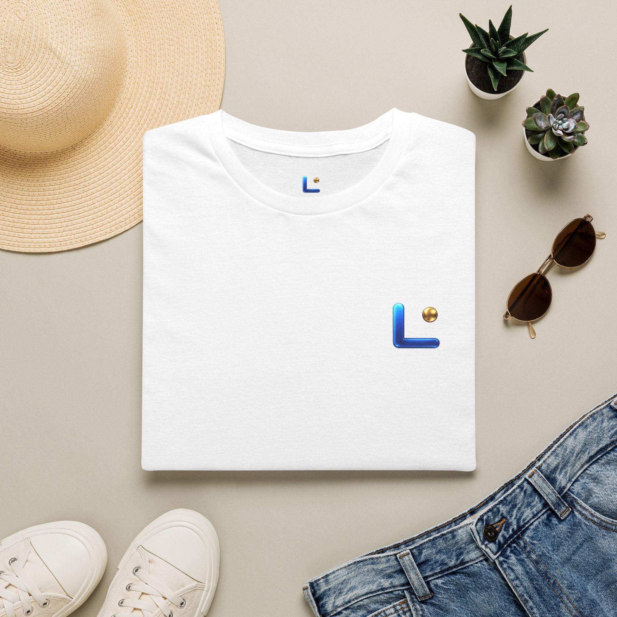 LongView Compute Minimalist Tee – Small 'L' Emblem