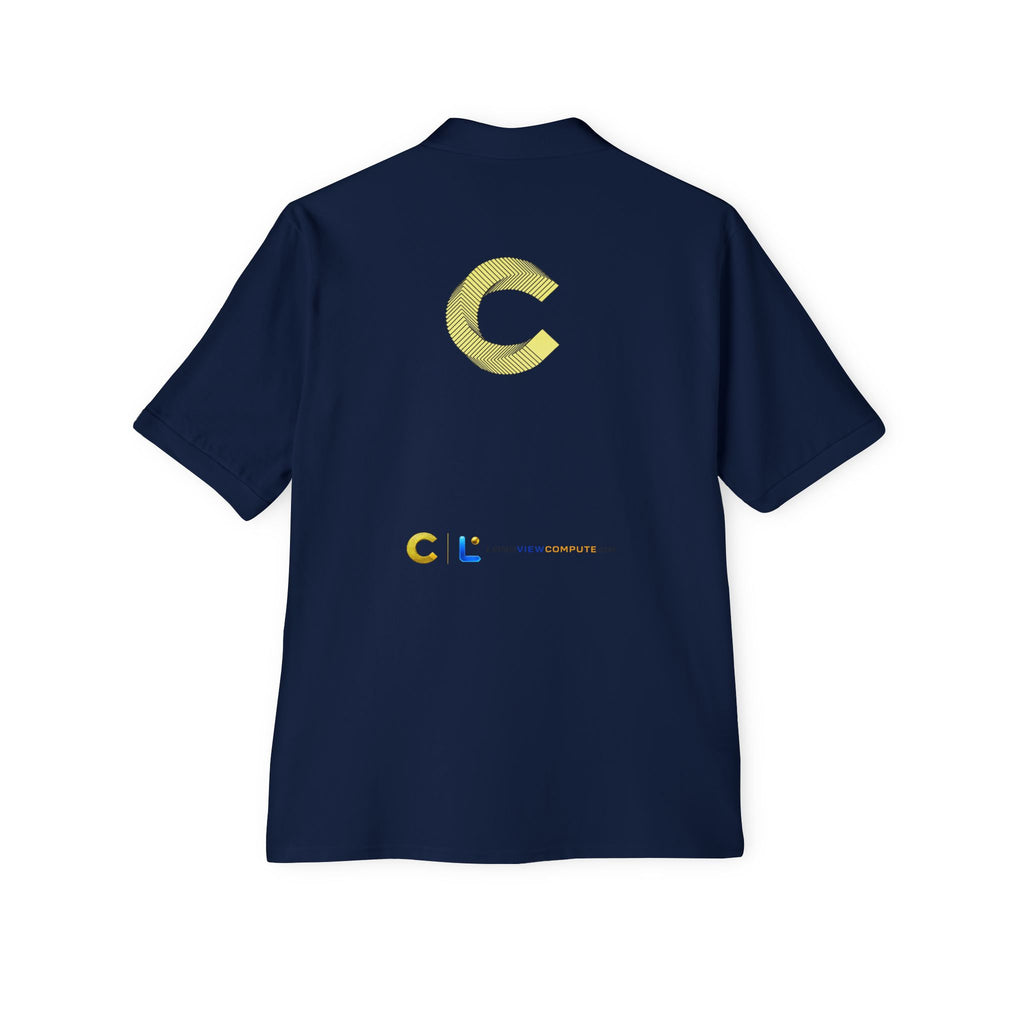 LongView Compute Piqué Polo – Embroidered C·L Golf Polo
