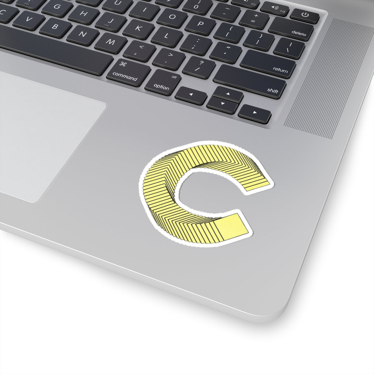 Canton Coin 'C' Sticker – Die-Cut Vinyl Laptop Decal