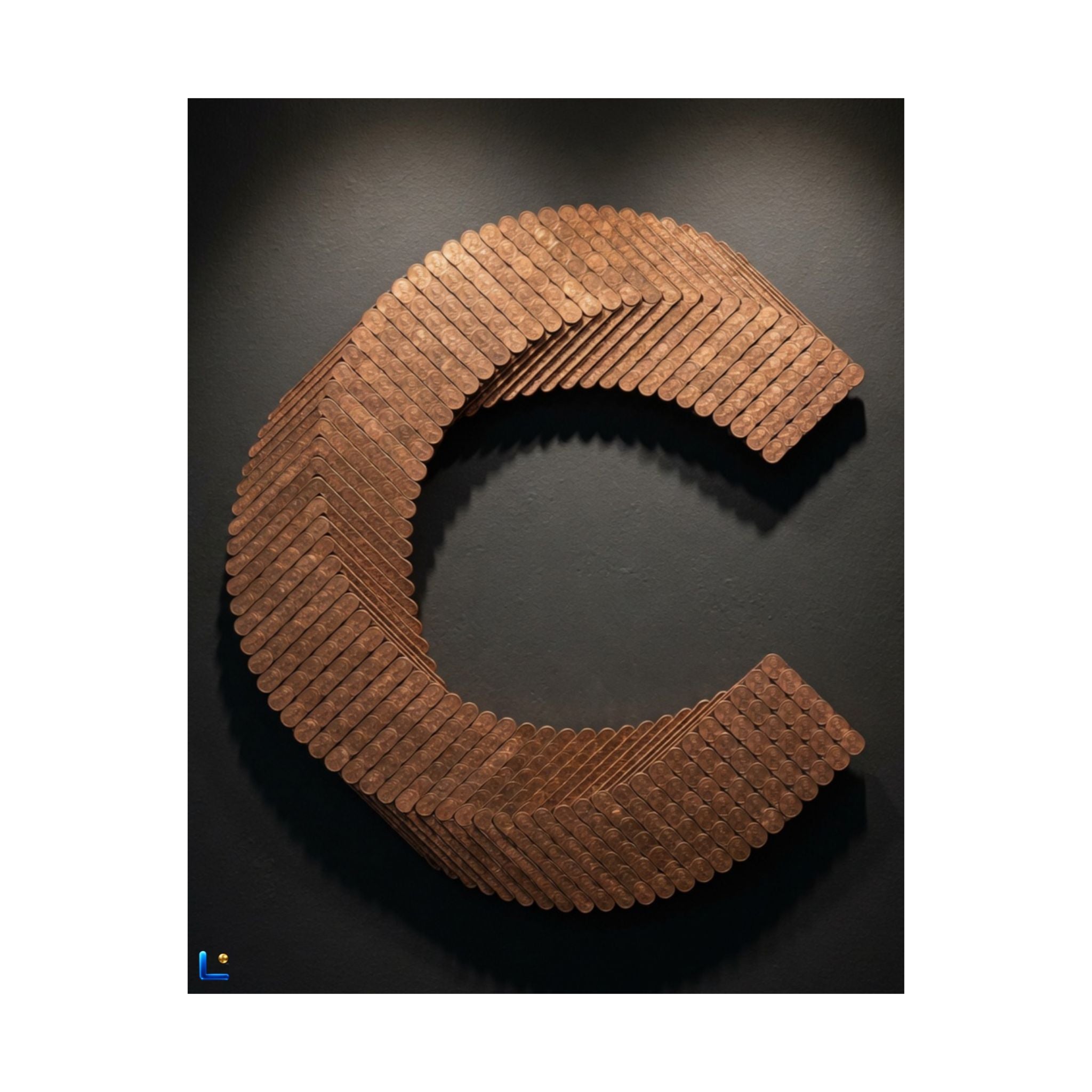 Canton Coin 'C' Poster – Matte Wall Art