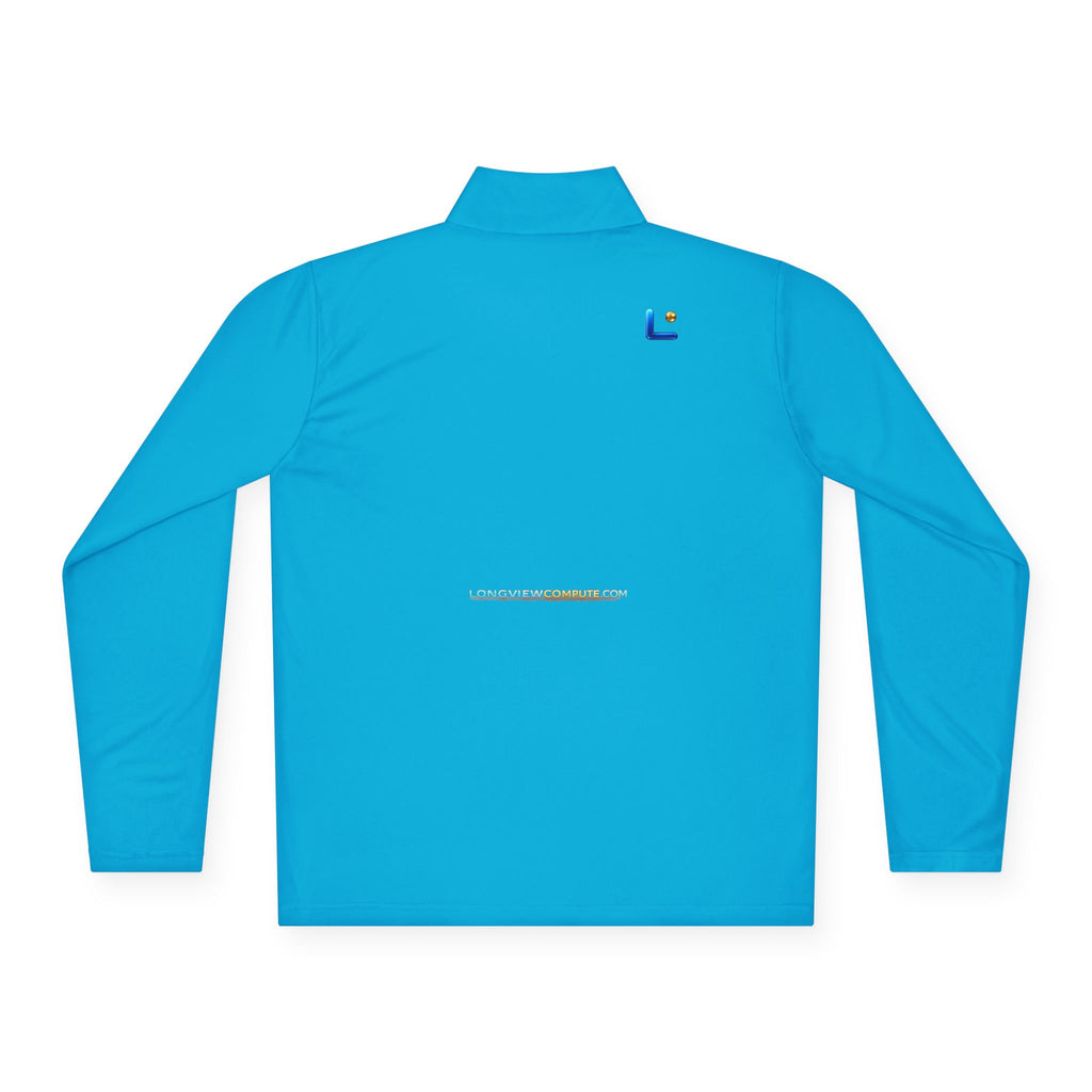 Embroidered 'C' Quarter-Zip Pullover — Minimal Logo Casual Pullover