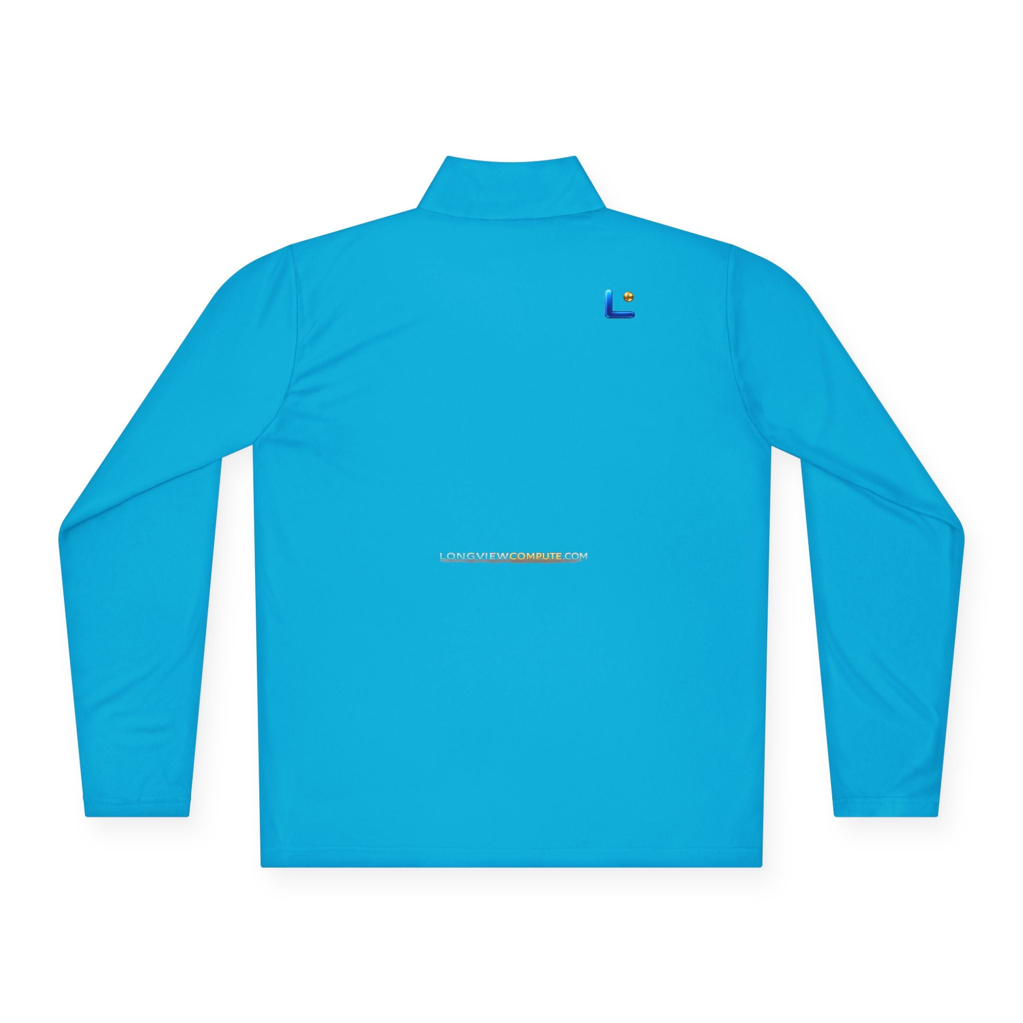 Embroidered 'C' Quarter-Zip Pullover — Minimal Logo Casual Pullover