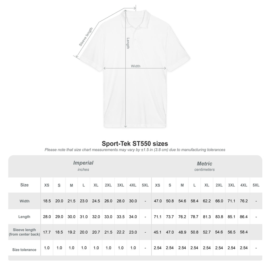 Embroidered Gold 'C' Polo Shirt — Men's Classic Performance Polo