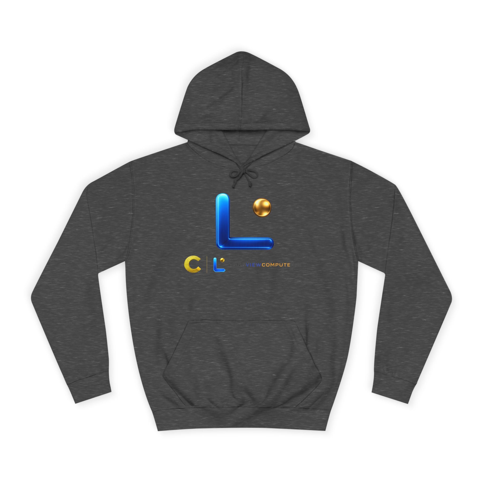 LongView Compute College Hoodie – Blue & Gold Campus Sweatshirt