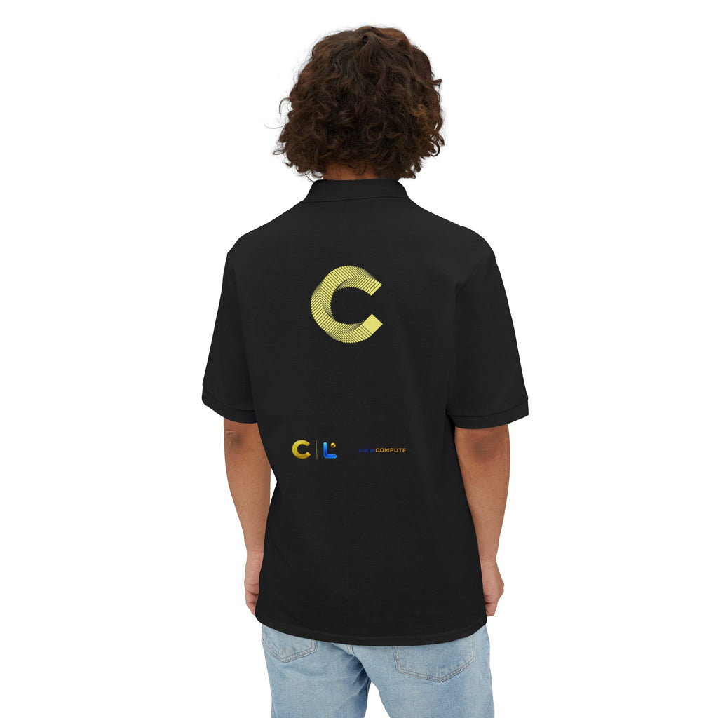 LongView Compute Piqué Polo – Embroidered C·L Golf Polo