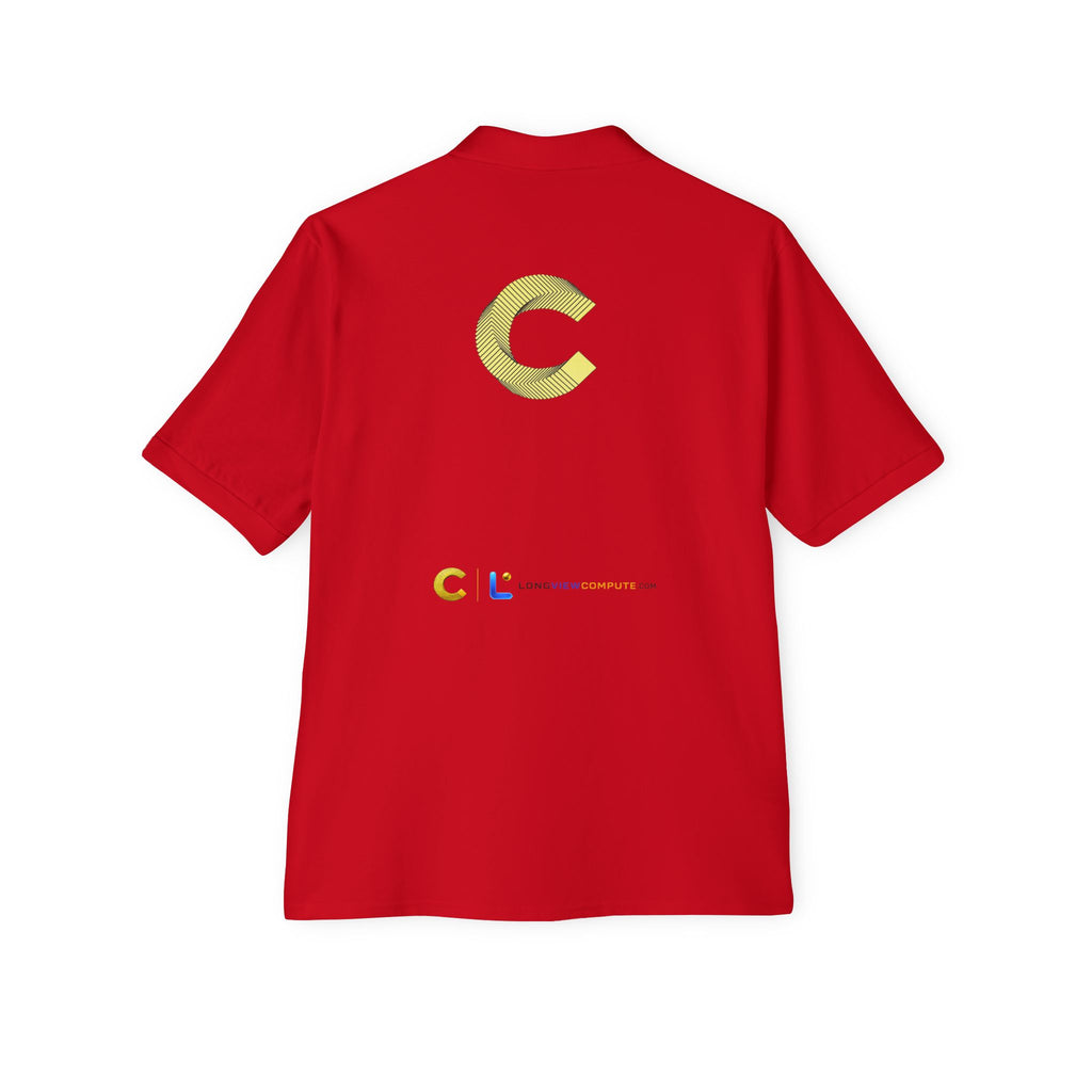 LongView Compute Piqué Polo – Embroidered C·L Golf Polo