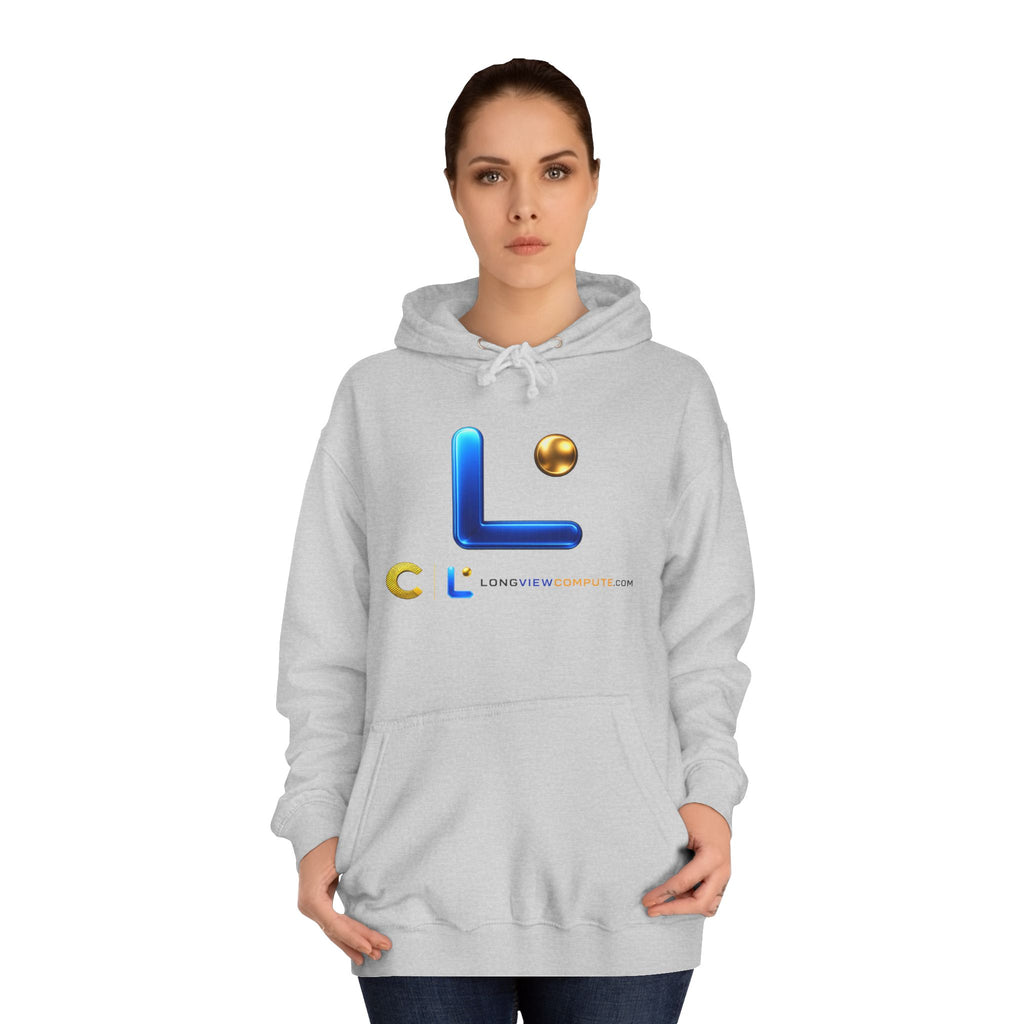 LongView Compute College Hoodie – Blue & Gold Campus Sweatshirt