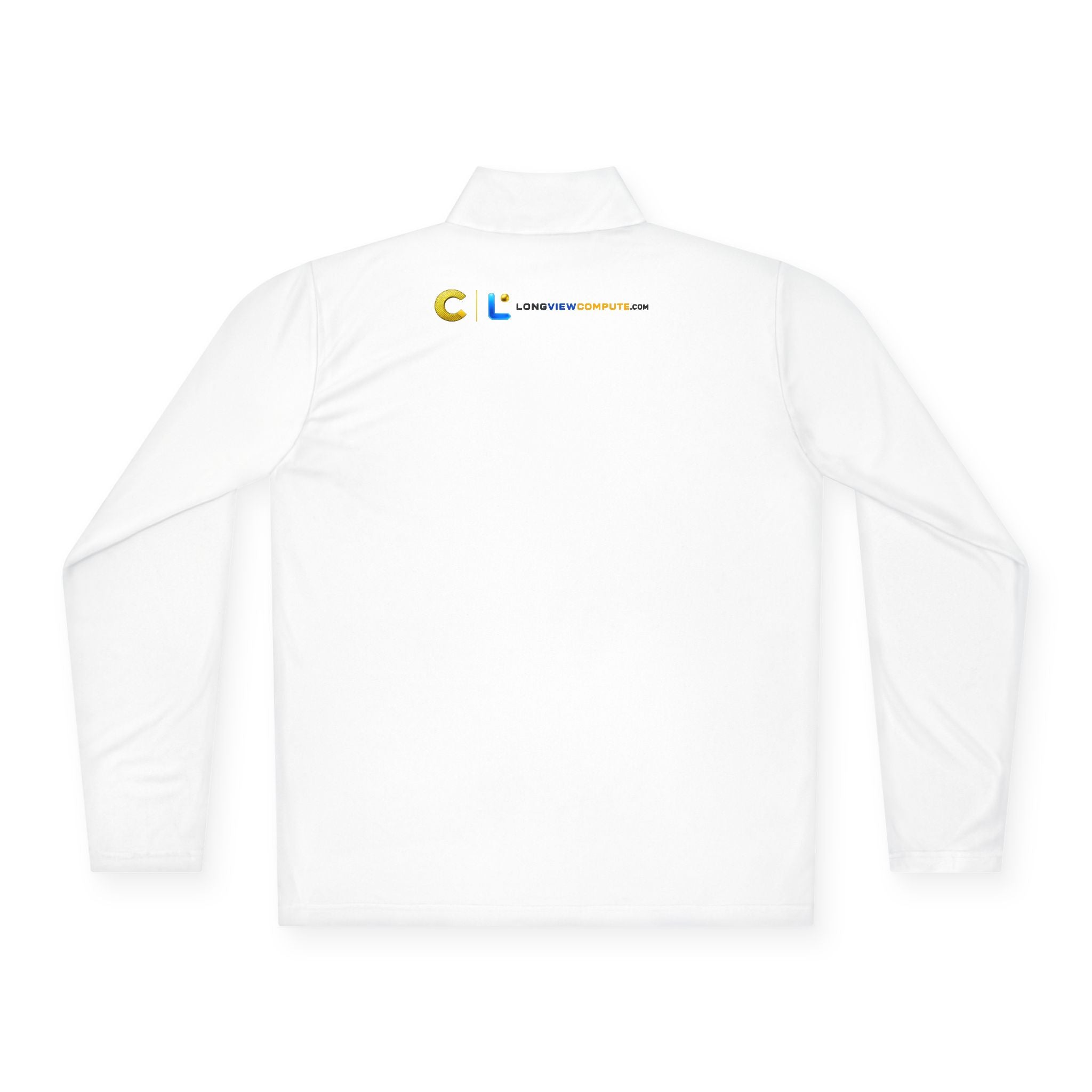 LongView Compute Quarter-Zip Pullover – Minimal Logo Athletic Top
