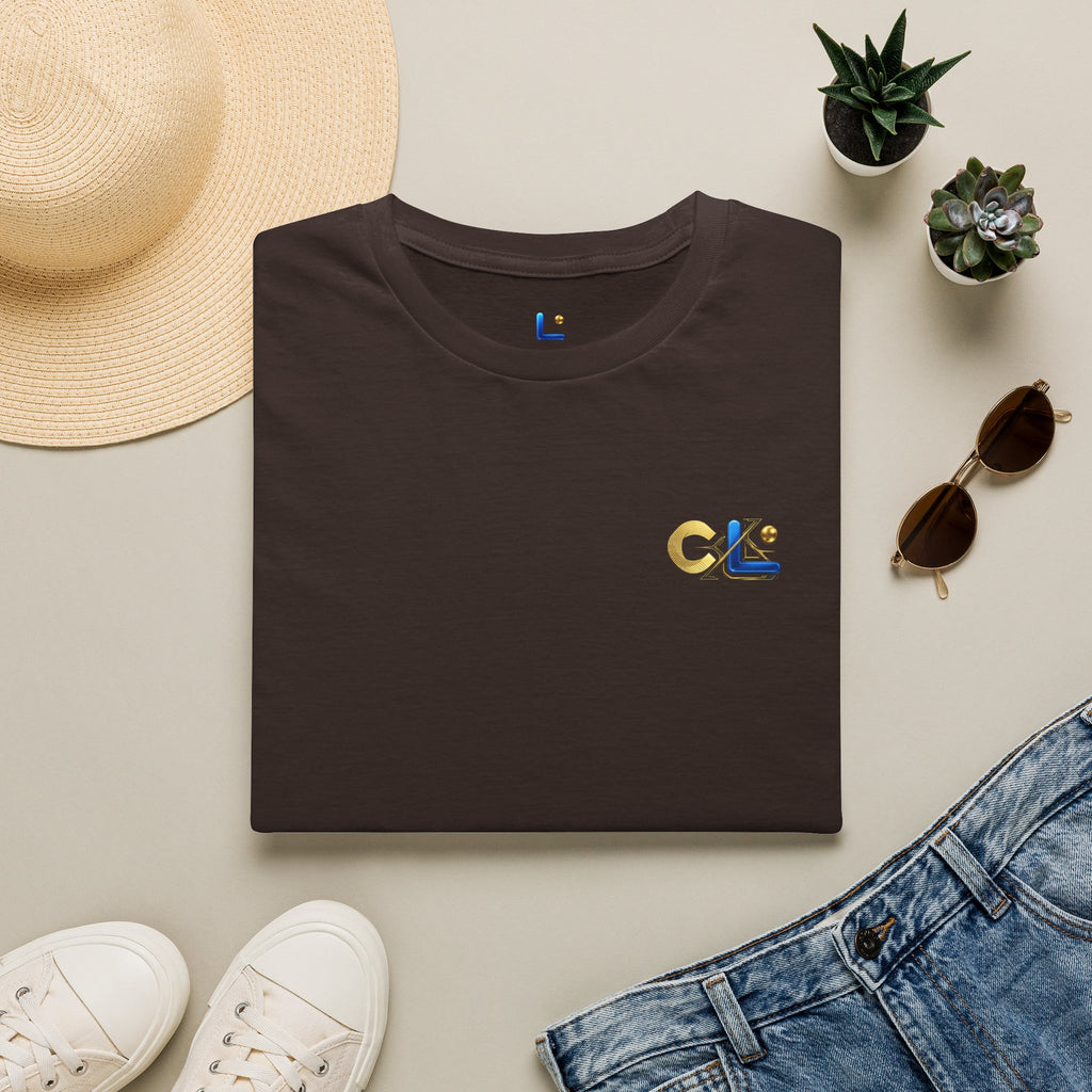LongView Compute Gold & Blue Logo Tee – Small Chest Emblem