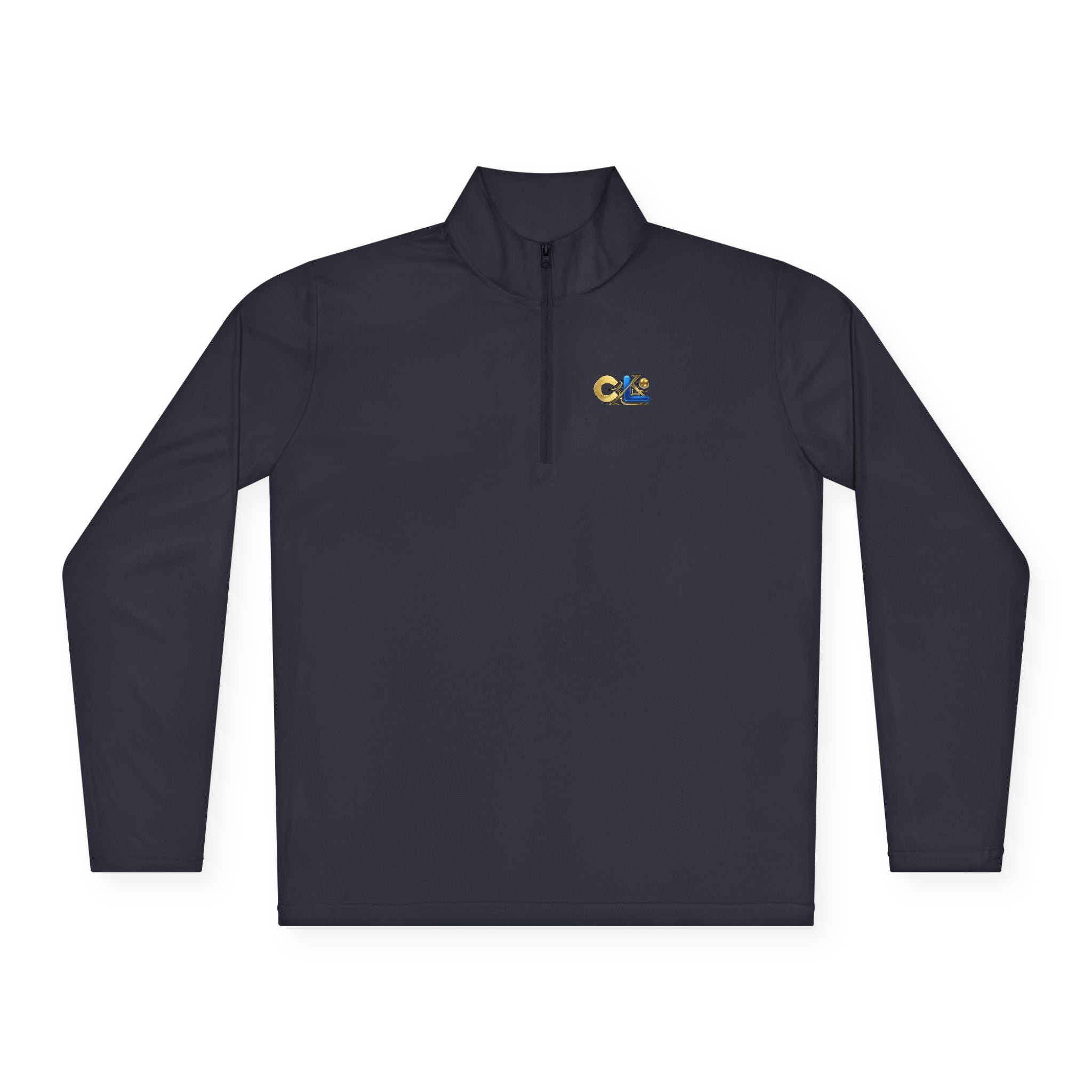 LongView Compute Quarter-Zip Pullover – Minimal Logo Athletic Top