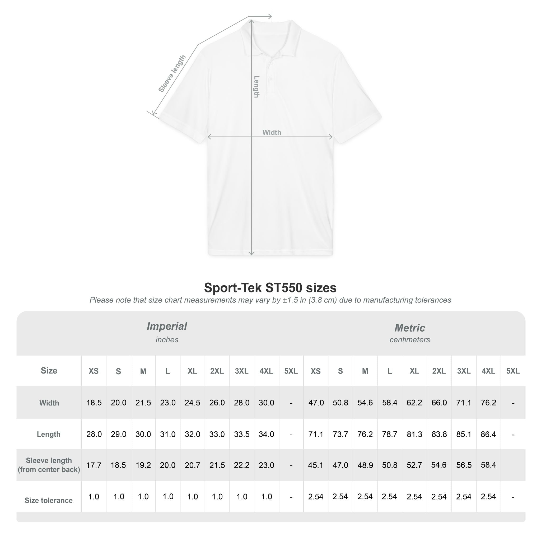 Embroidered Gold 'C' Polo Shirt — Men's Classic Performance Polo