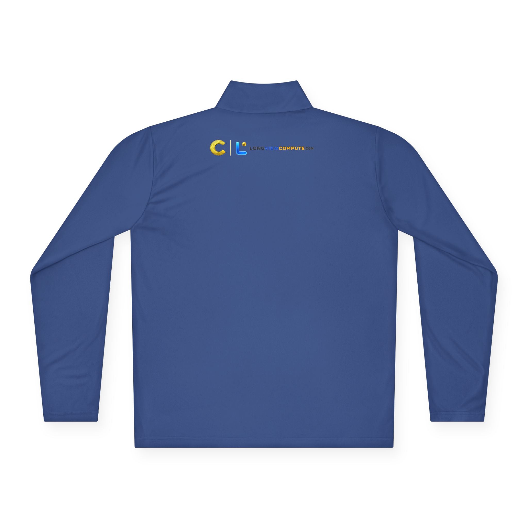 LongView Compute Quarter-Zip Pullover – Minimal Logo Athletic Top