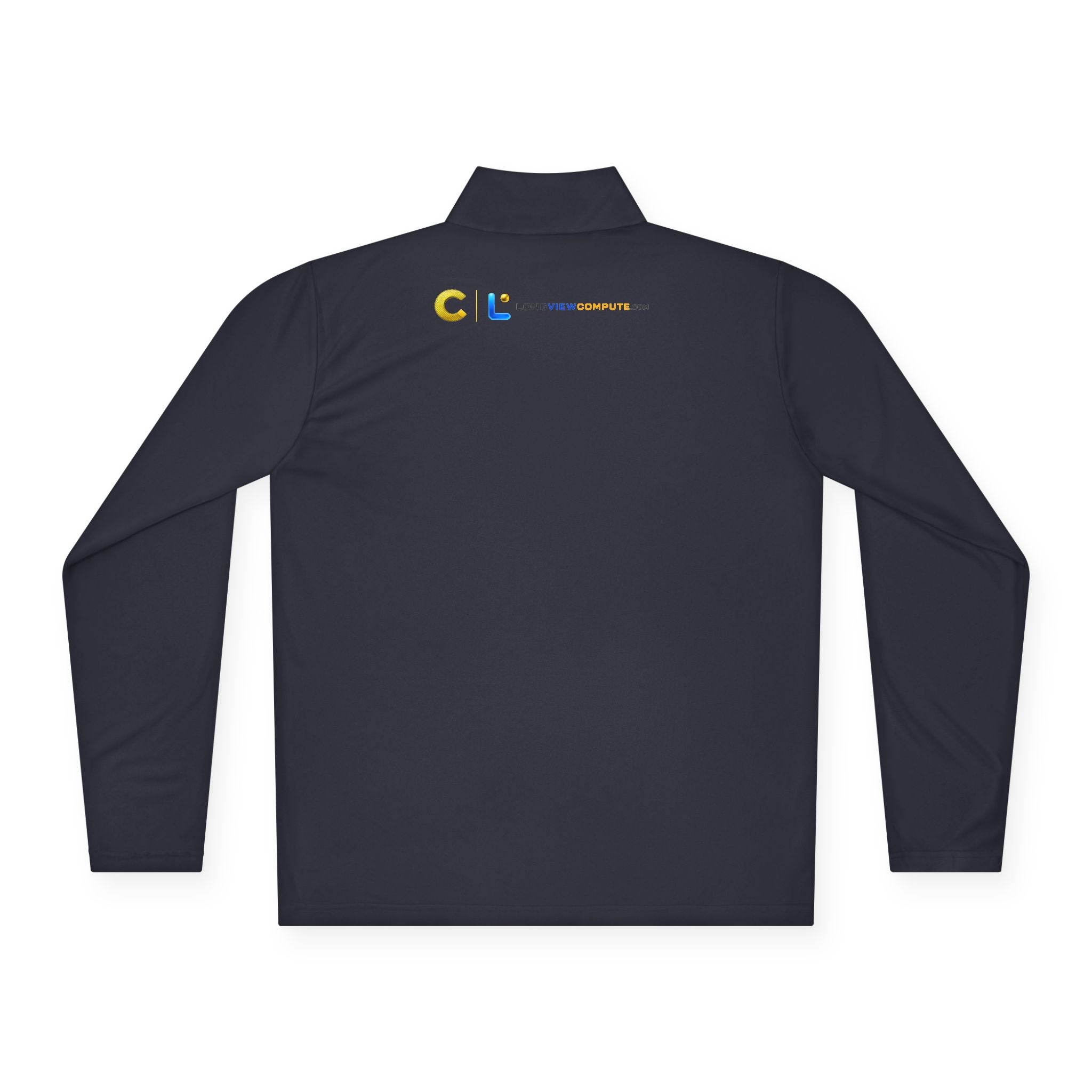 LongView Compute Quarter-Zip Pullover – Minimal Logo Athletic Top